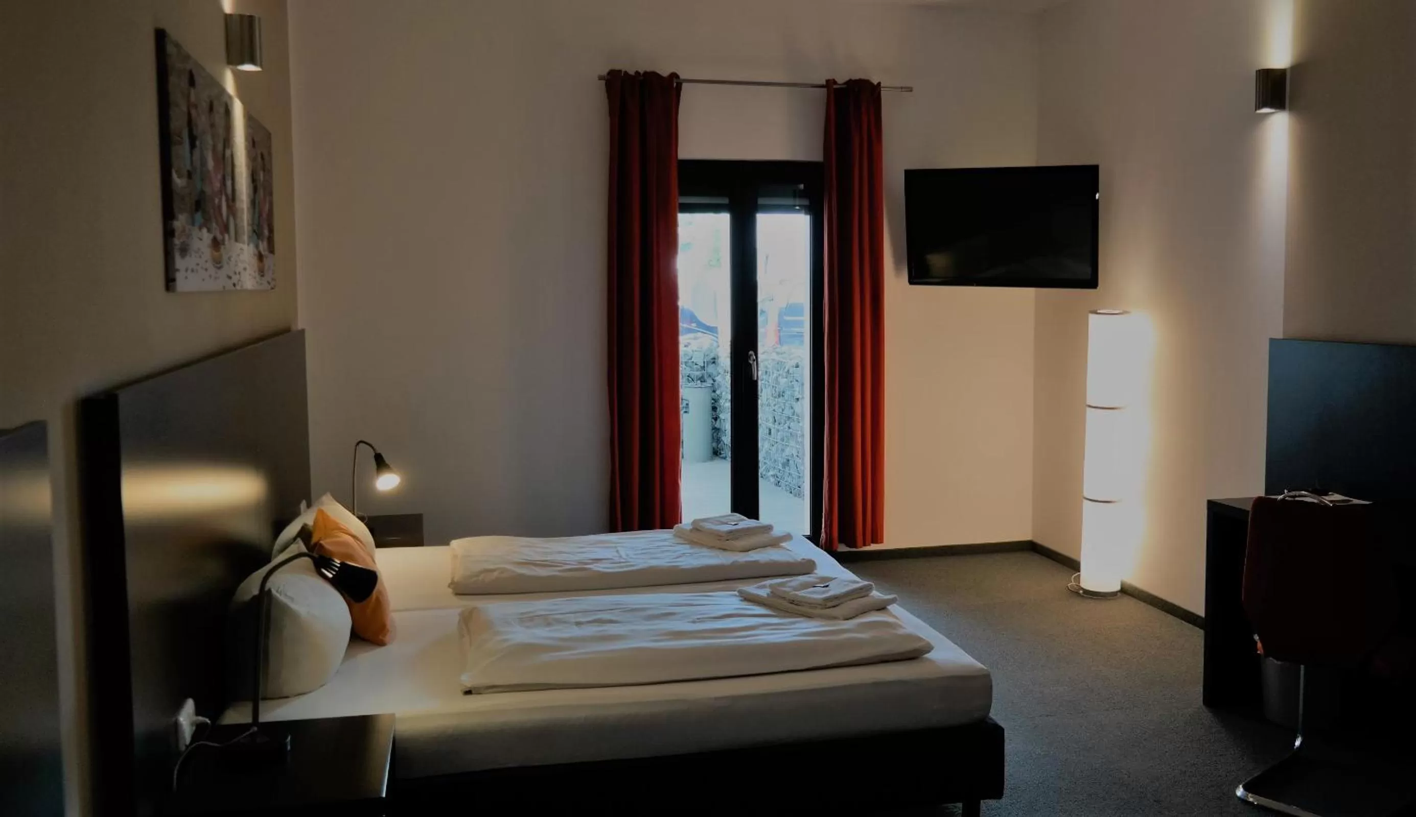 Photo of the whole room, Bed in GS Hotel Mindelheim