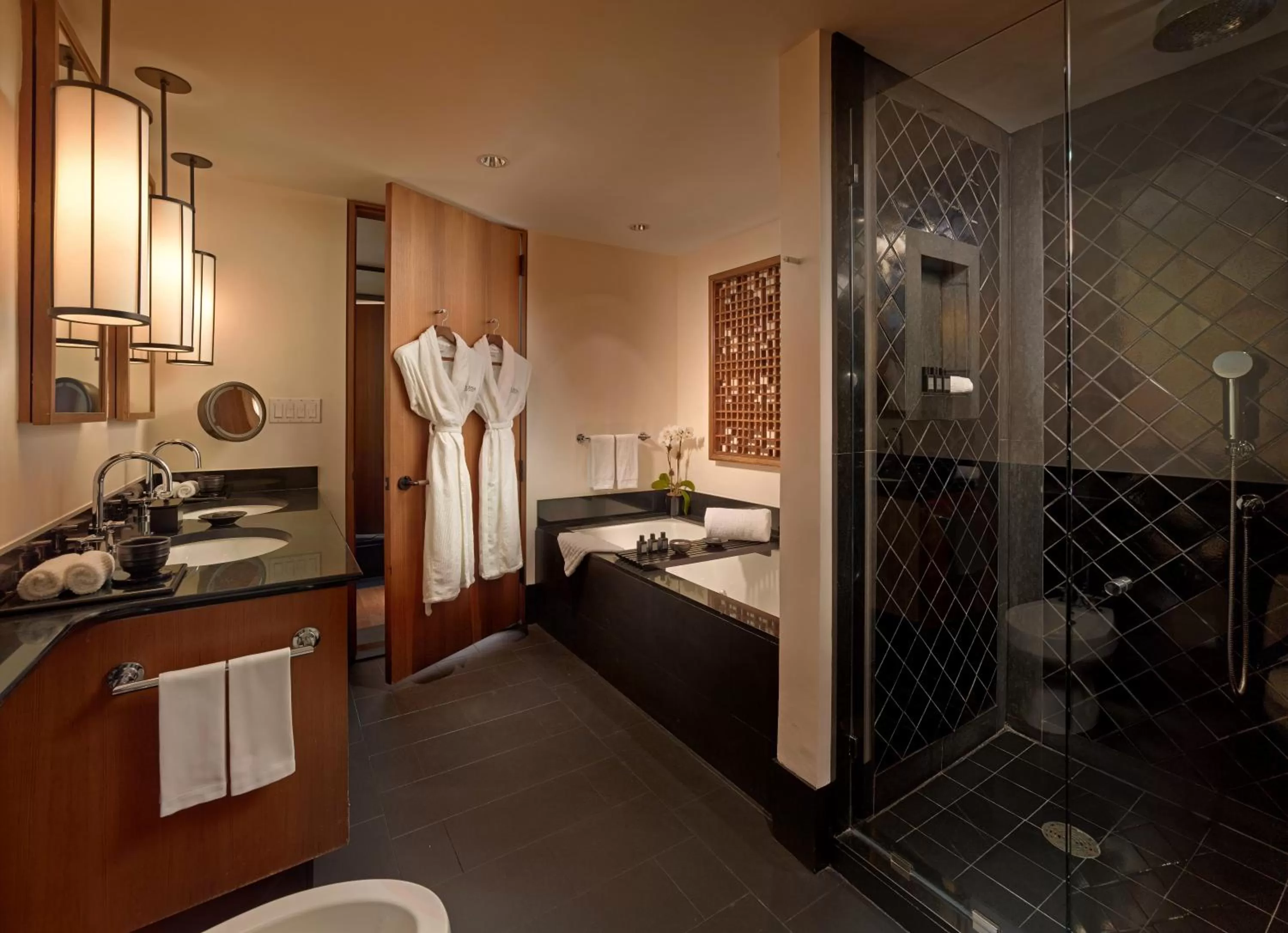 Bathroom, Bed in The Setai, Miami Beach