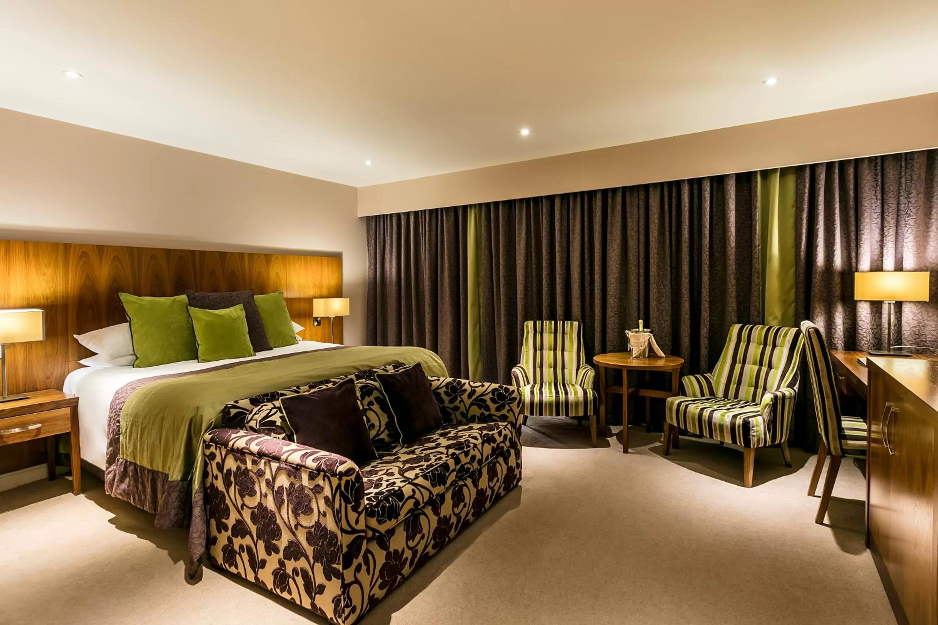 Balcony/Terrace, Bed in The Coniston Hotel Country Estate & Spa - Skipton