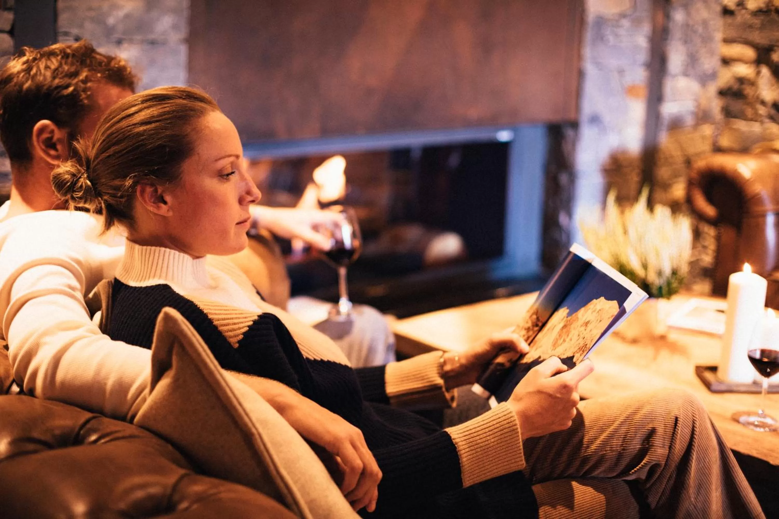 Lobby or reception in Hôtel L'Arboisie