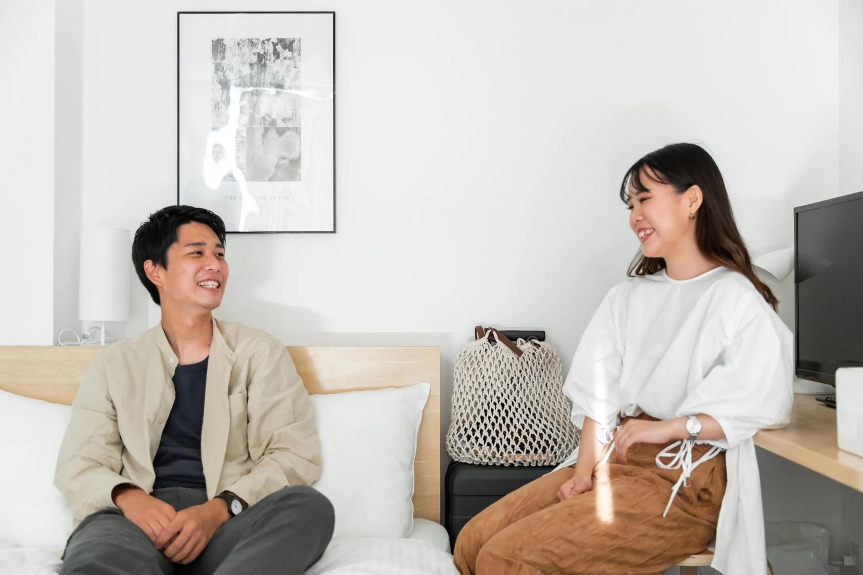 Bed in Imu Hotel Kyoto