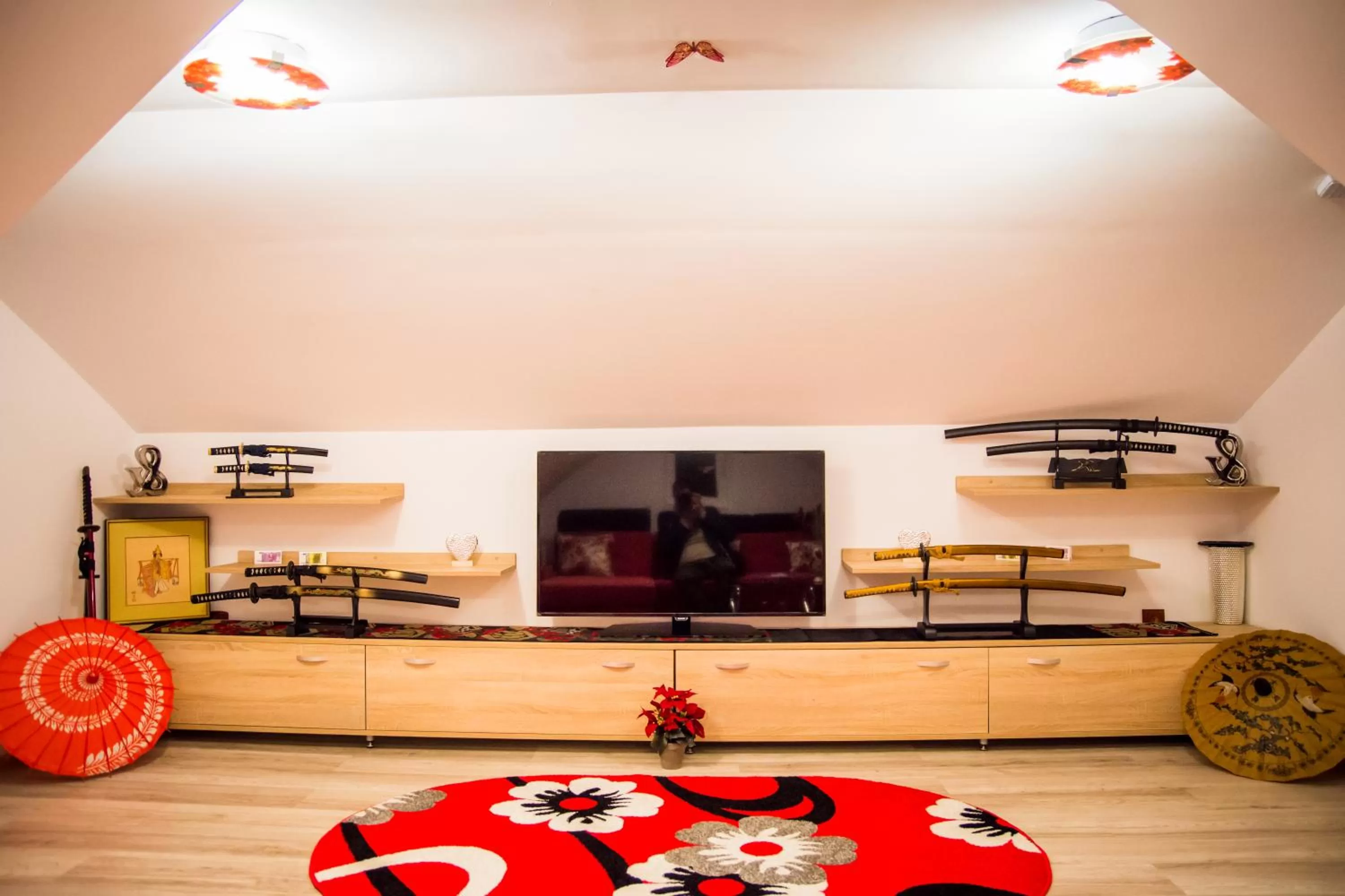 Property building, TV/Entertainment Center in Pensiunea SilvAnka