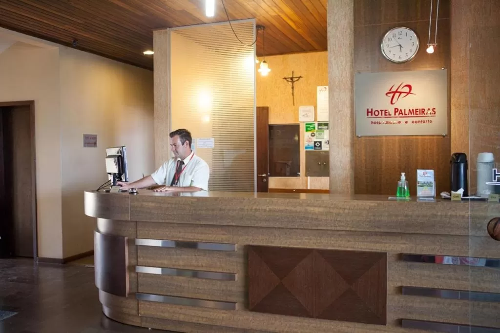 Lobby or reception in Hotel Palmeiras