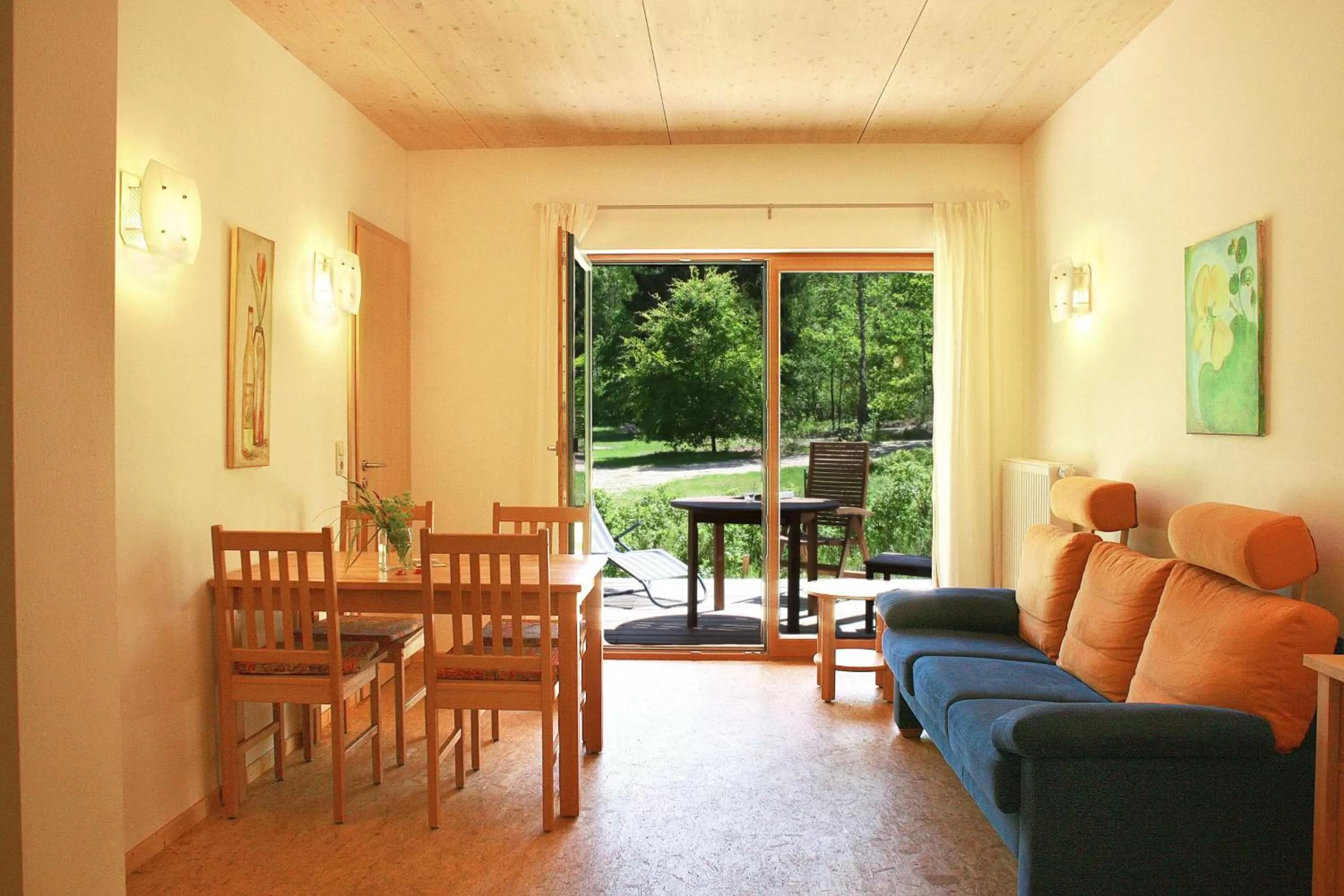 Living room in Biohotel Spöktal