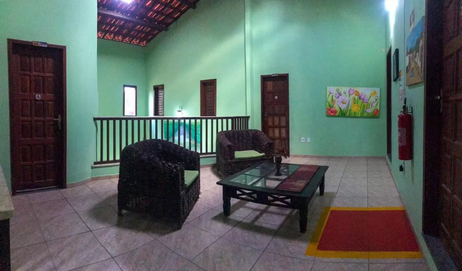 Seating Area in Pousada Casa de Vó