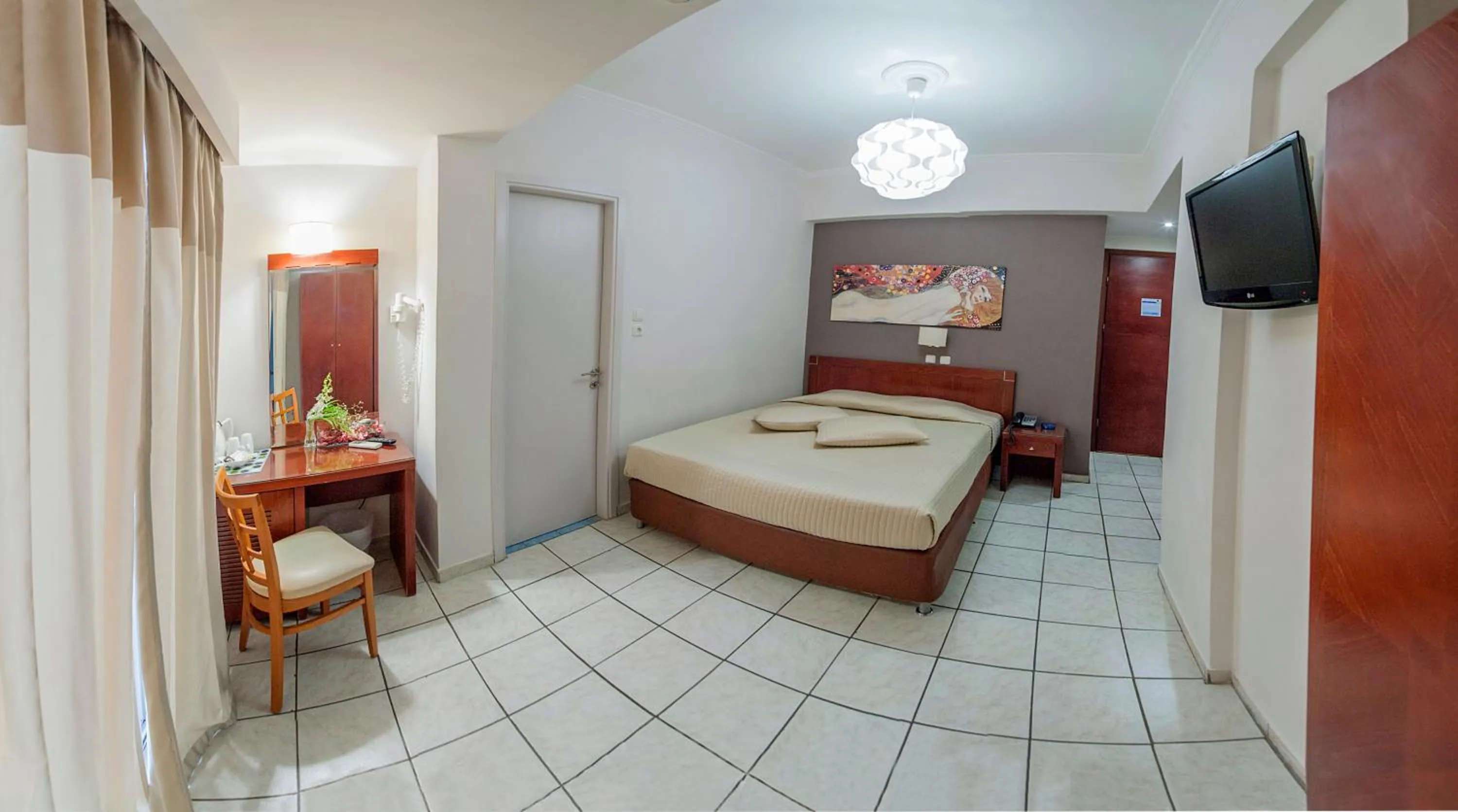 Bed in Epidavros Hotel