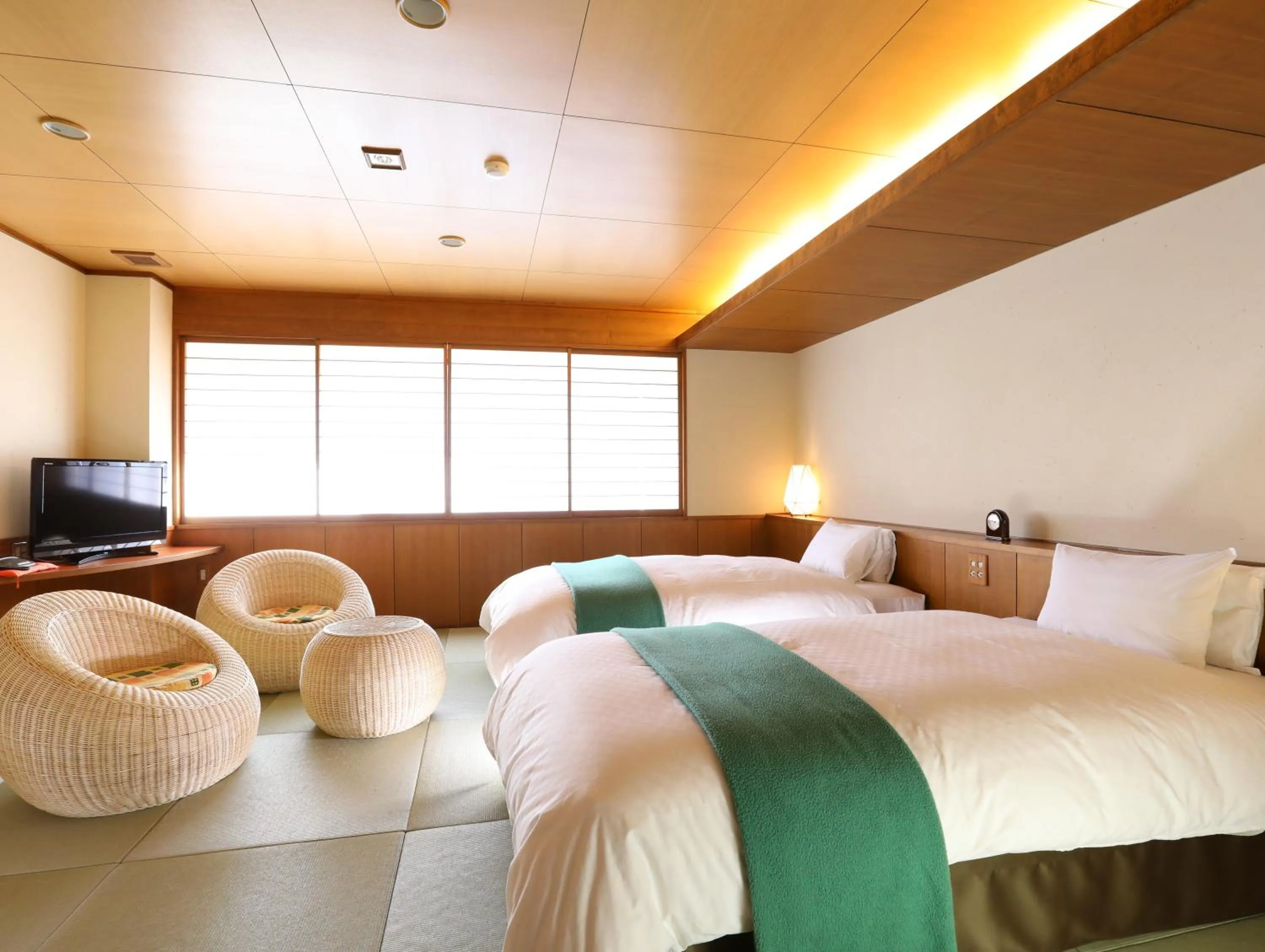 Bed in Hotel Tamanoyu