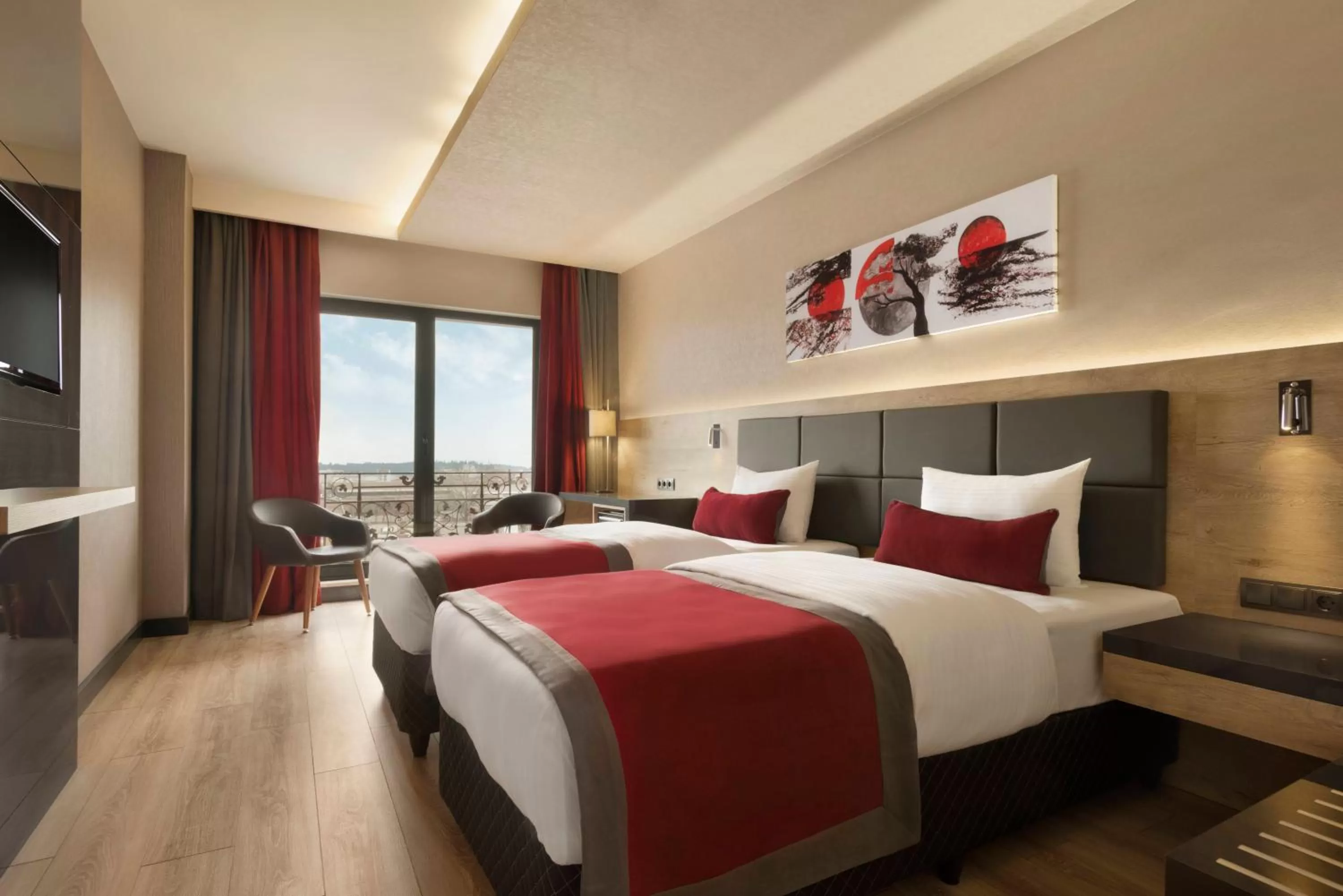 Photo of the whole room, Bed in Ramada Encore by Wyndham Gebze