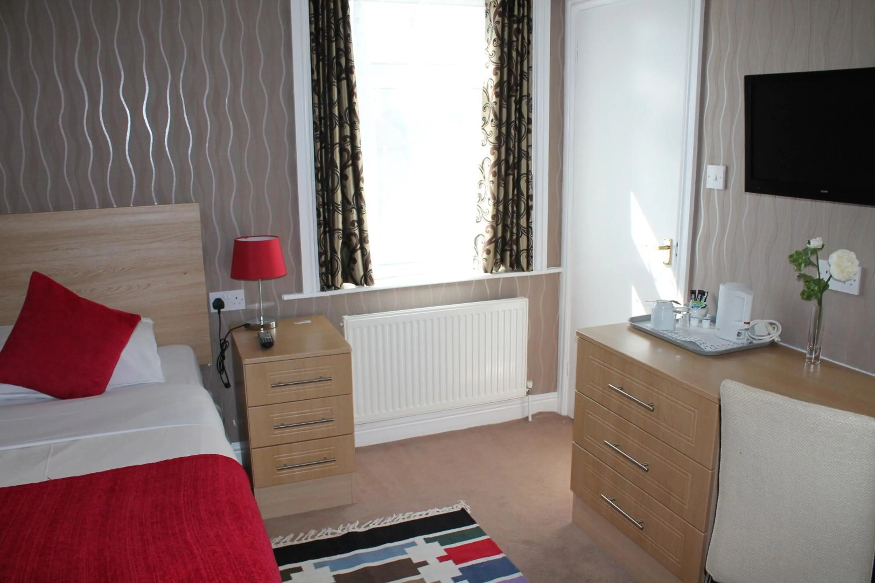 Bedroom, Bed in The Abbey House Hotel