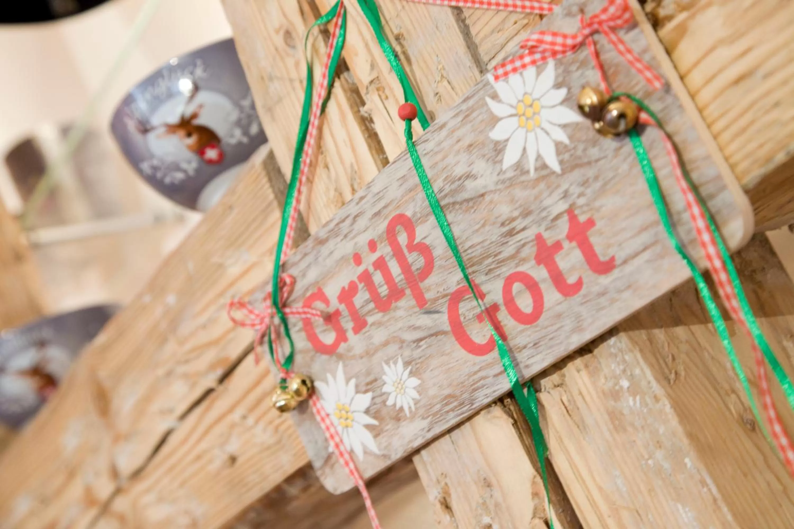 Decorative detail in Alpin Lifestyle Hotel Löwen & Strauss