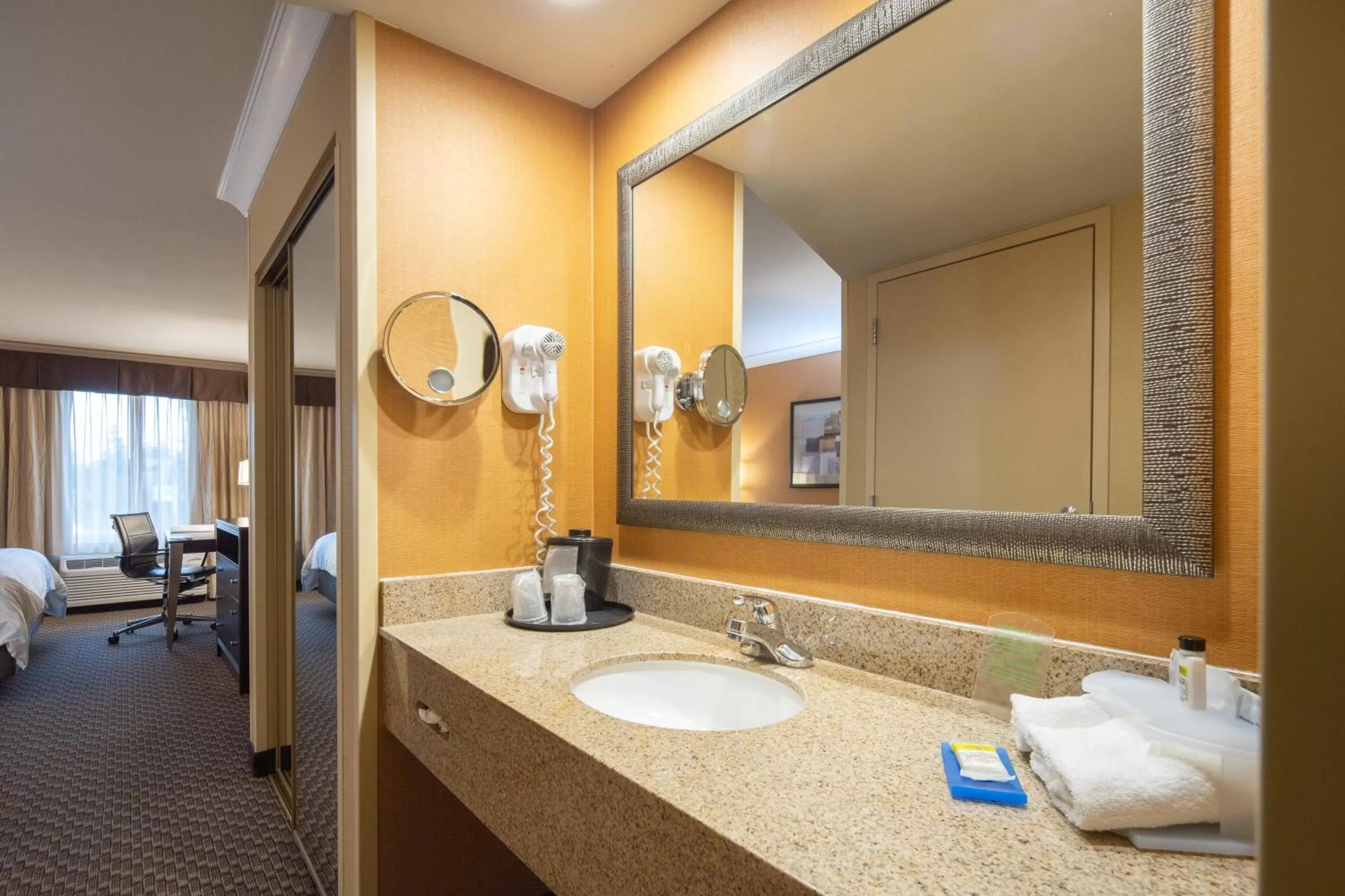 Bathroom, Bed in Holiday Inn Express Castro Valley - I-580 by IHG