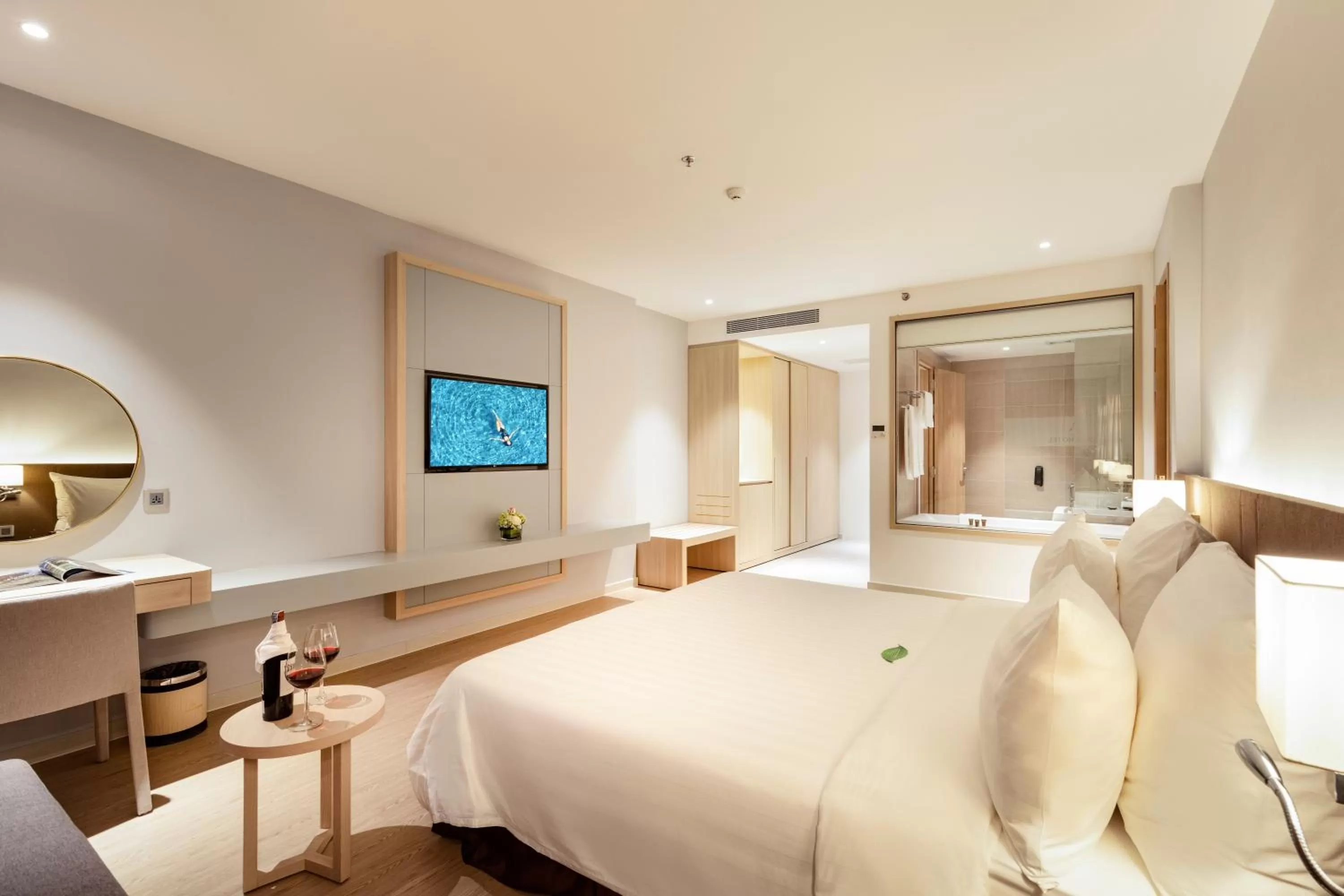 Bedroom, Bed in DQua Hotel