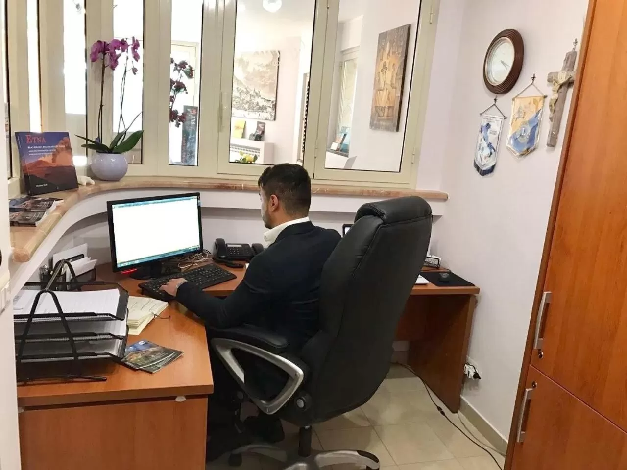 Lobby or reception in Etna Royal View