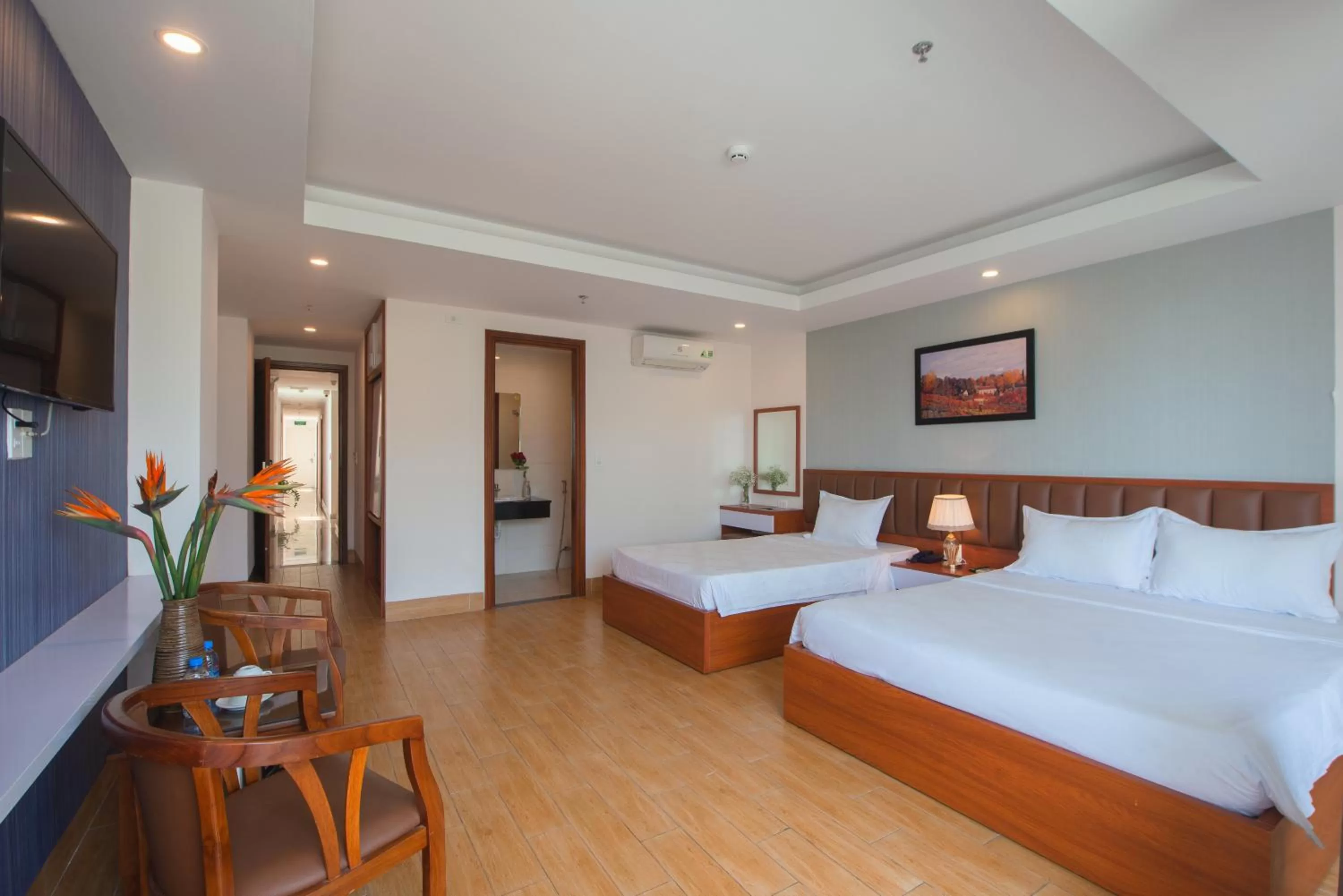 Bed in Canary Nha Trang Hotel