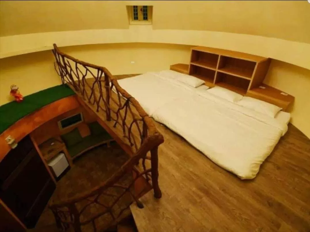 Bed in Mushroom Forest Guesthouse Camping Site