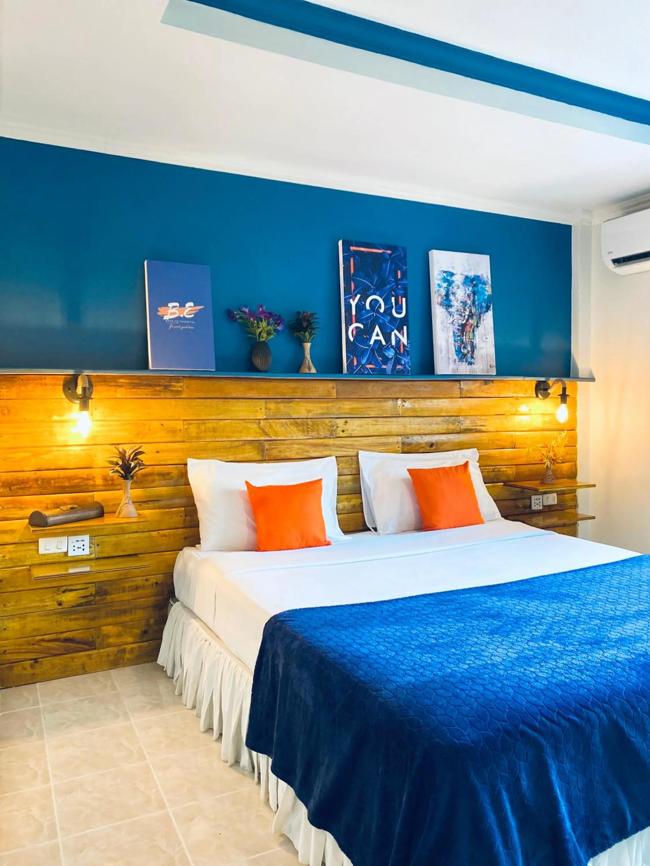 Bed in BH Baan Paradise Hotel Patong