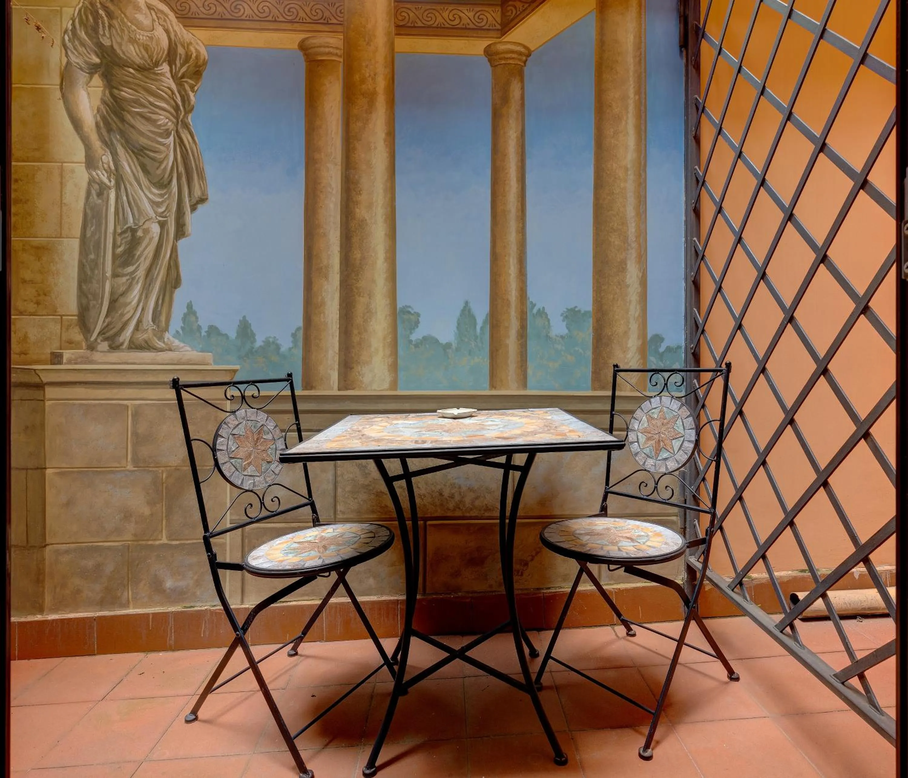 Patio in Hotel Amalfi