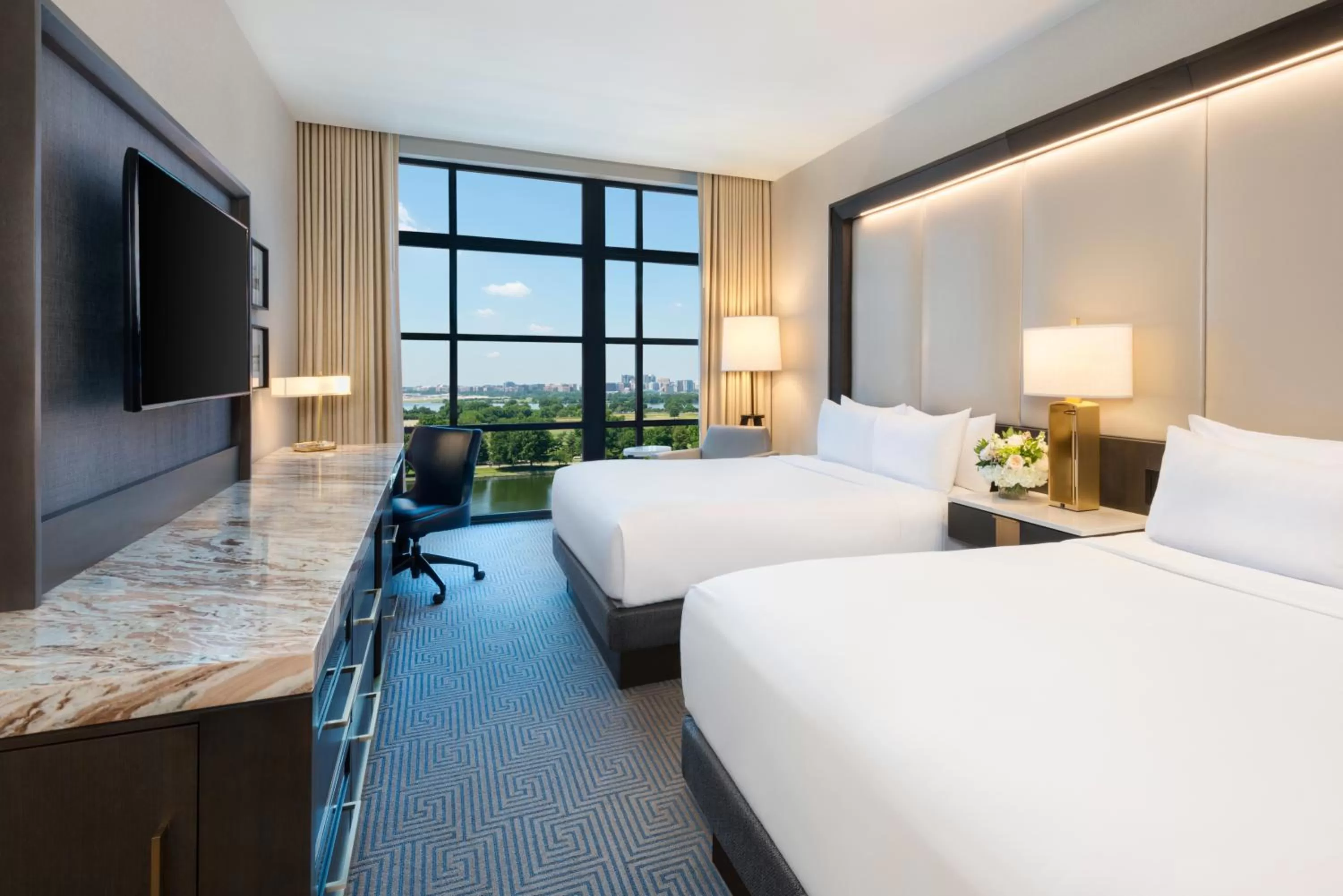 River view, Bed in InterContinental - Washington D.C. - The Wharf by IHG