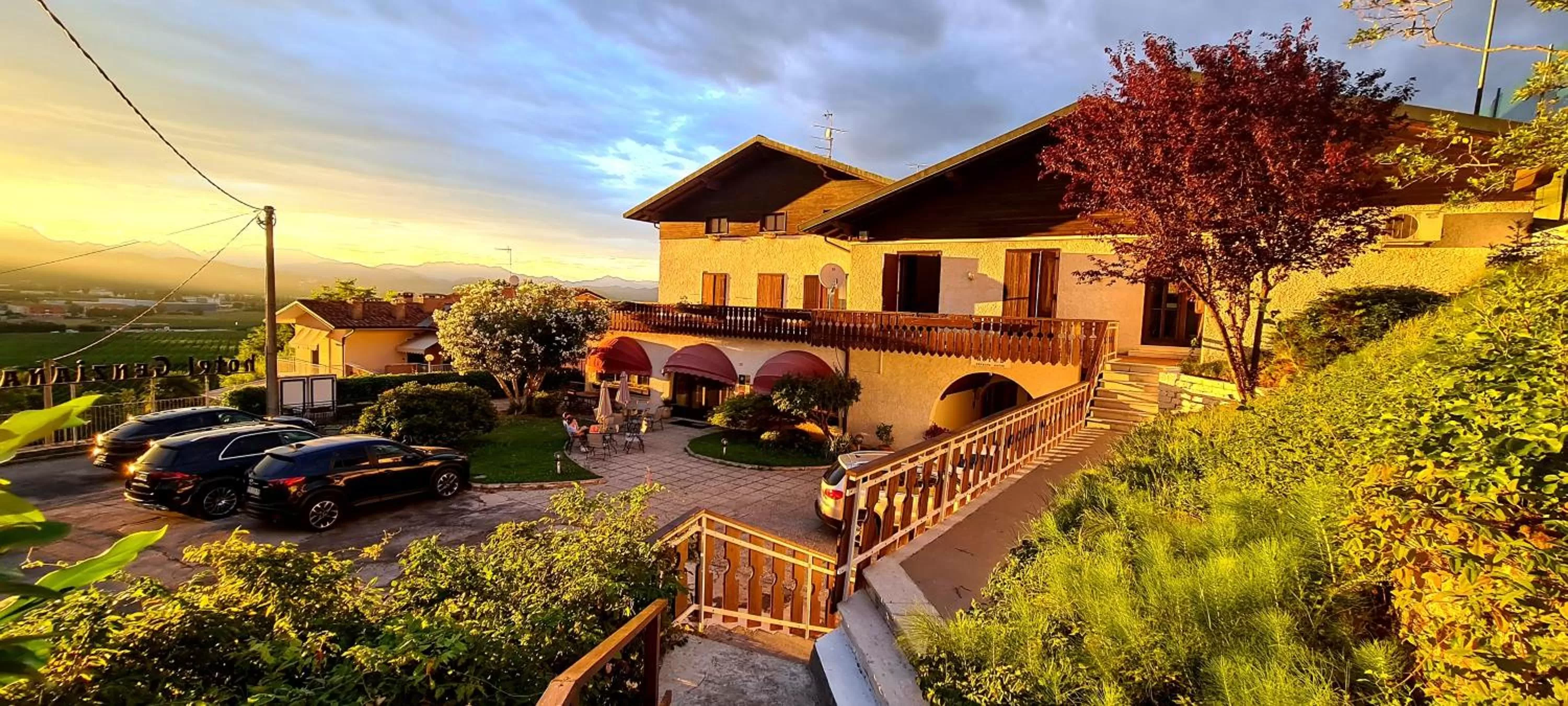 Property building in Hotel New Genziana