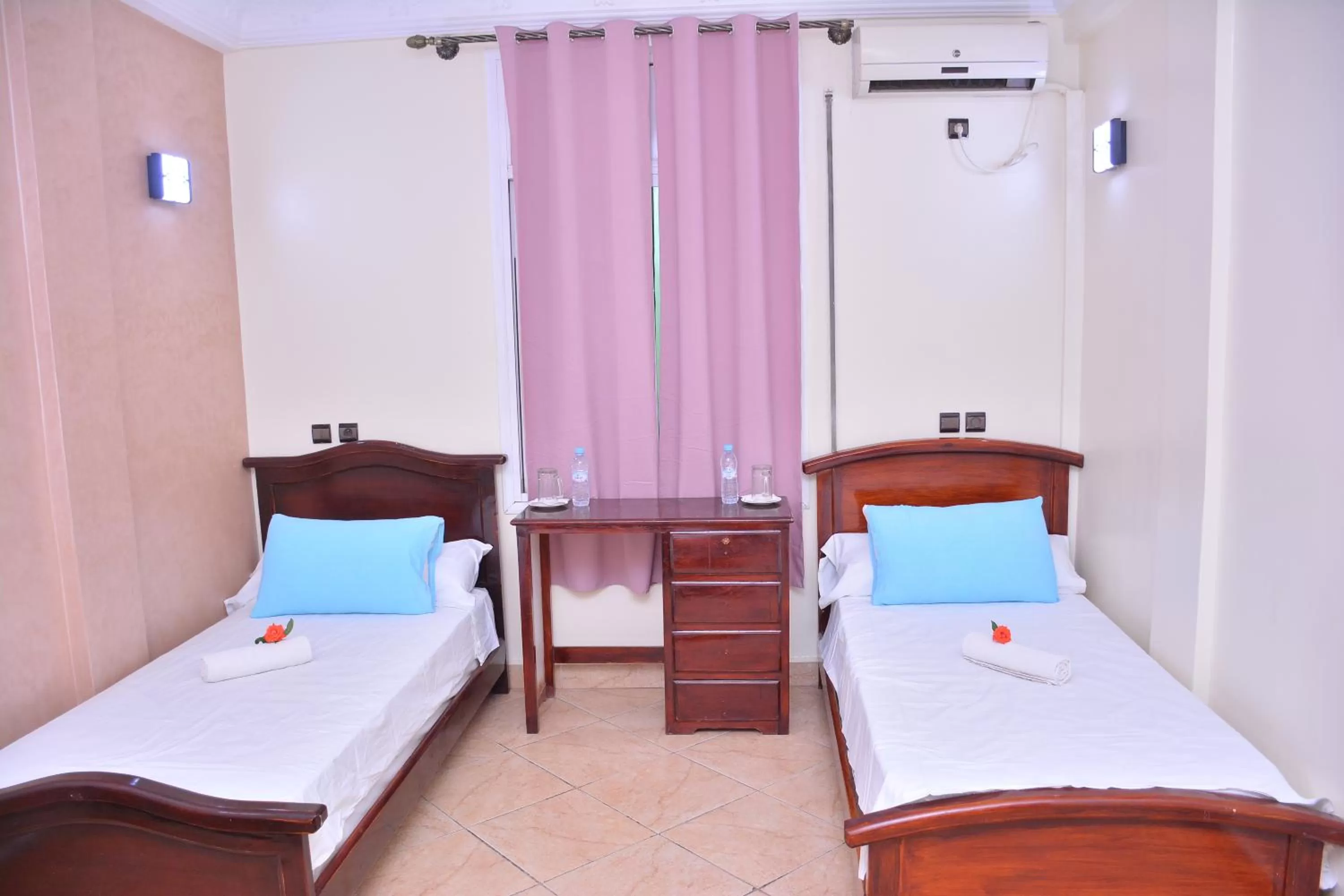 Bed in Hôtel Elfekri