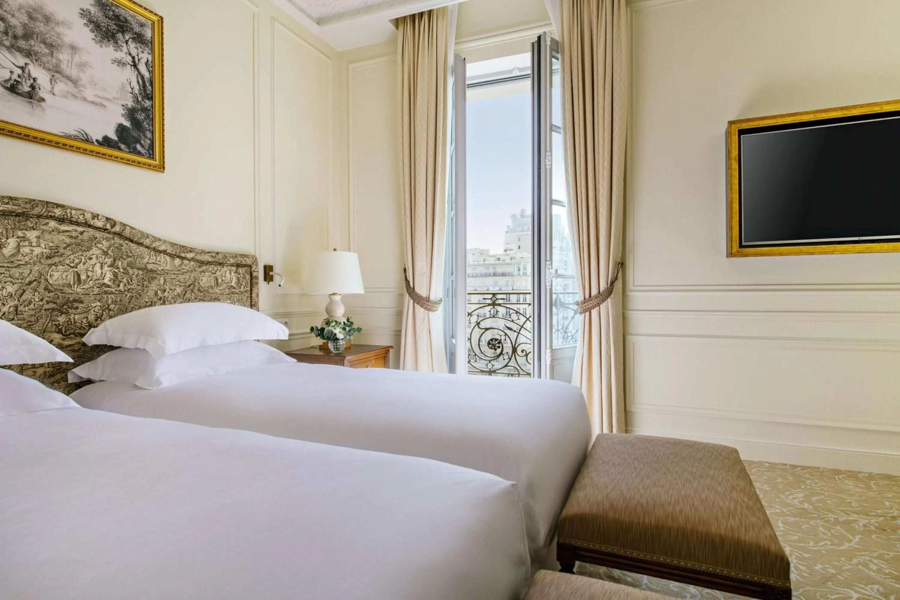 Photo of the whole room, Bed in Hôtel du Palais Biarritz, in The Unbound Collection by Hyatt