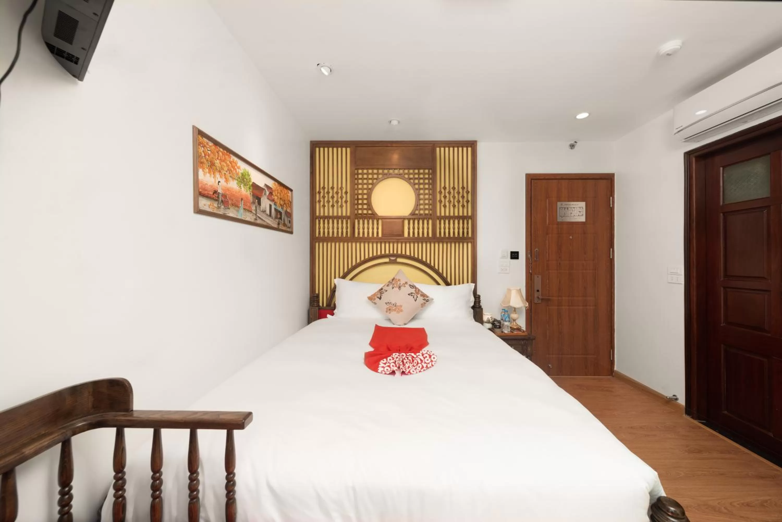 Bed in Veshia Hotel & Spa