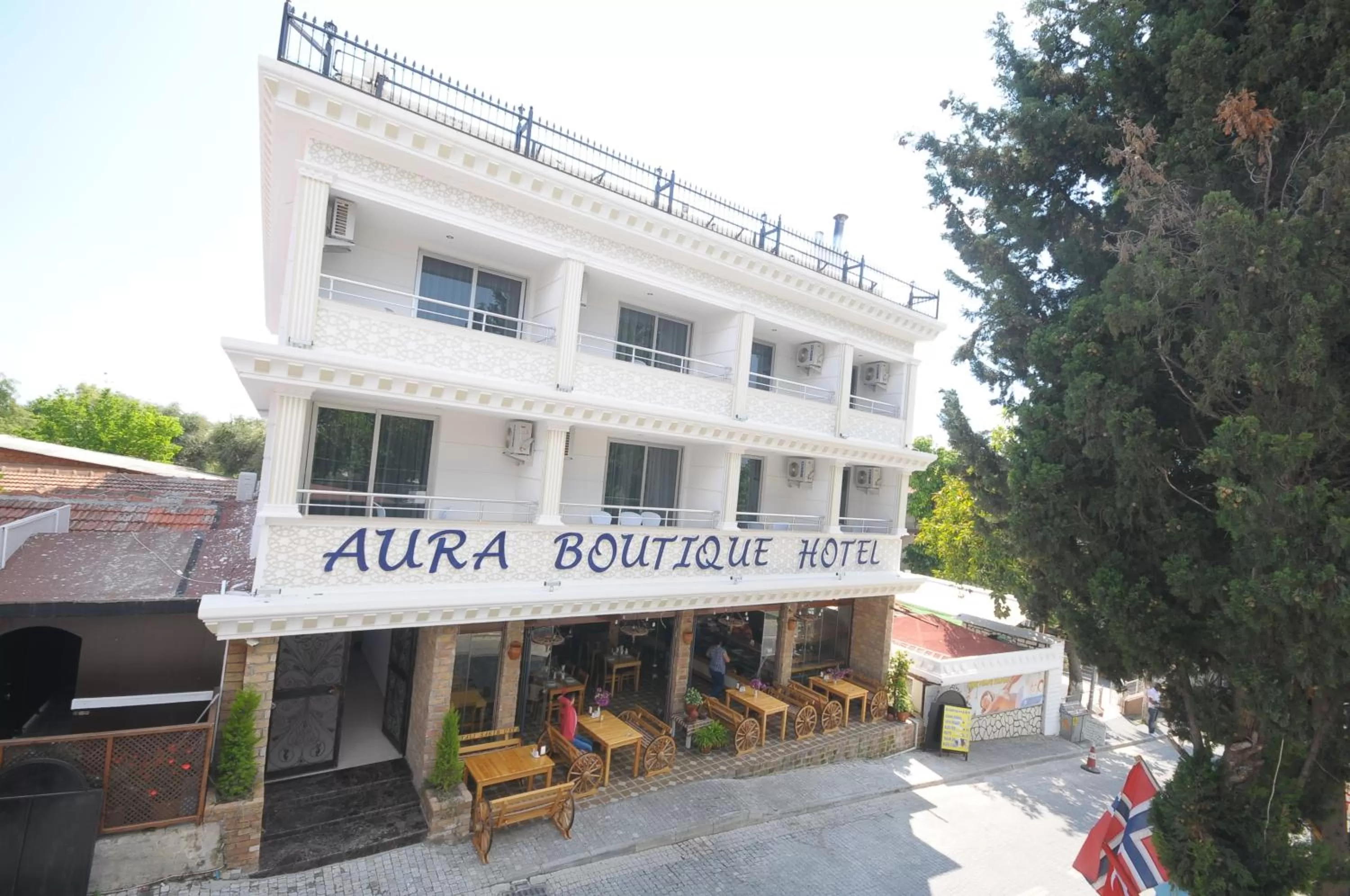 Facade/entrance in Aura Boutique Hotel