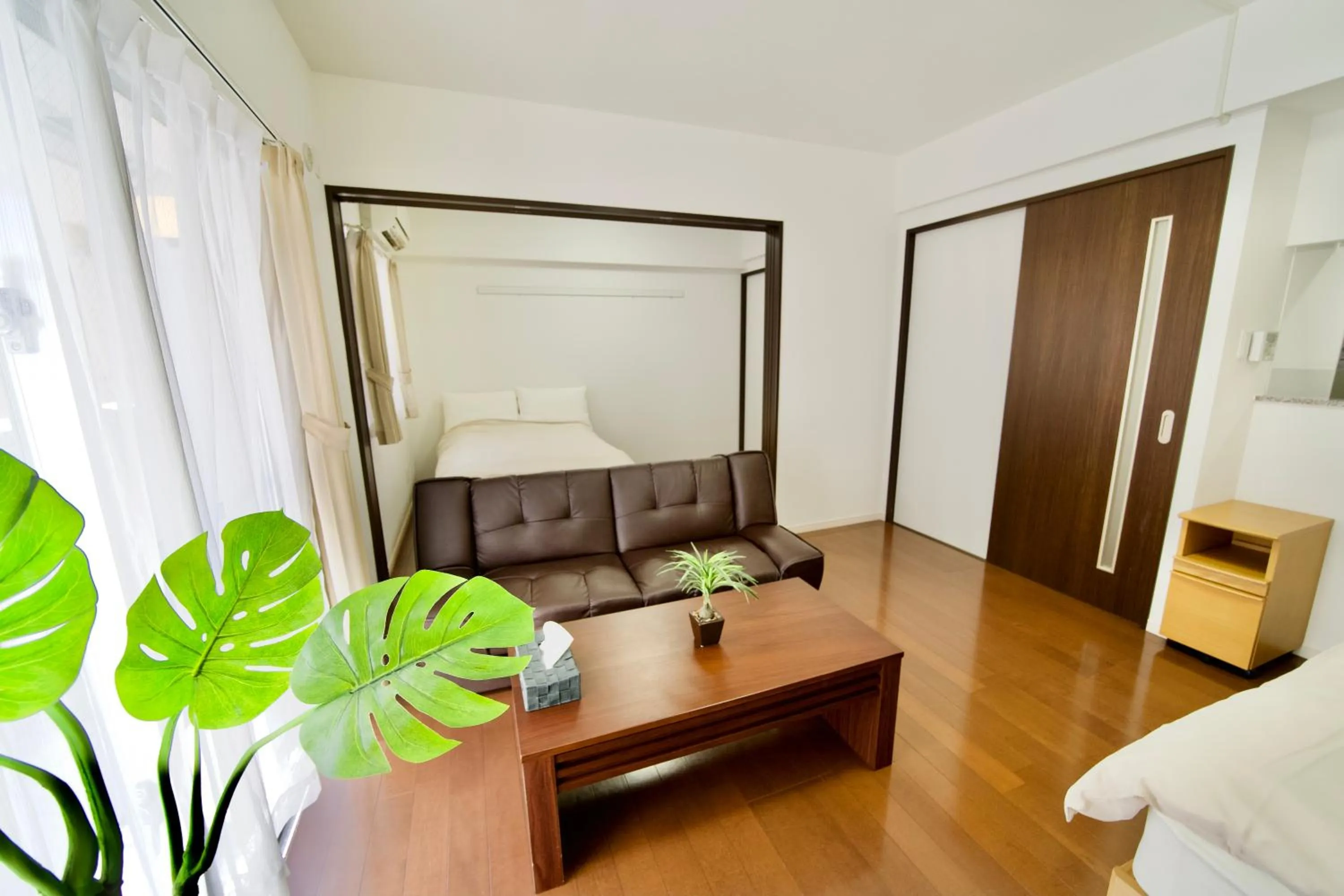 Living room, Bed in Villa Izumizaki