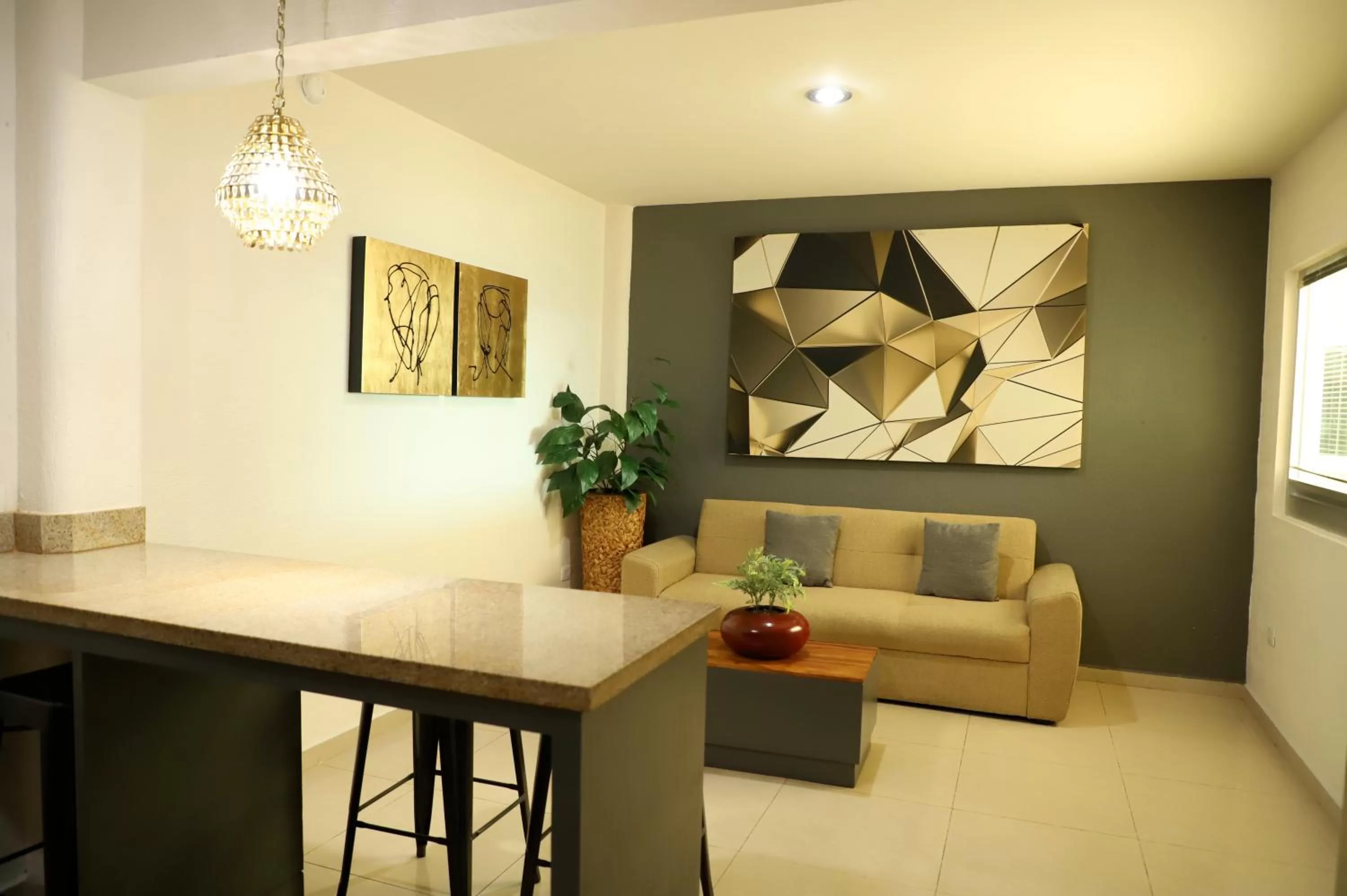 Seating Area in Homesuites Zaragoza