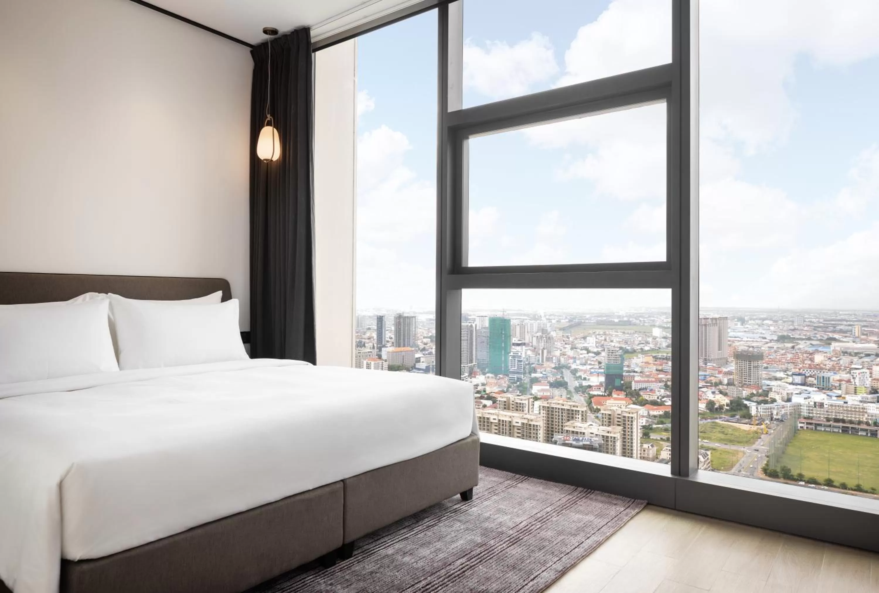 City view, Bed in Citadines Flatiron Phnom Penh