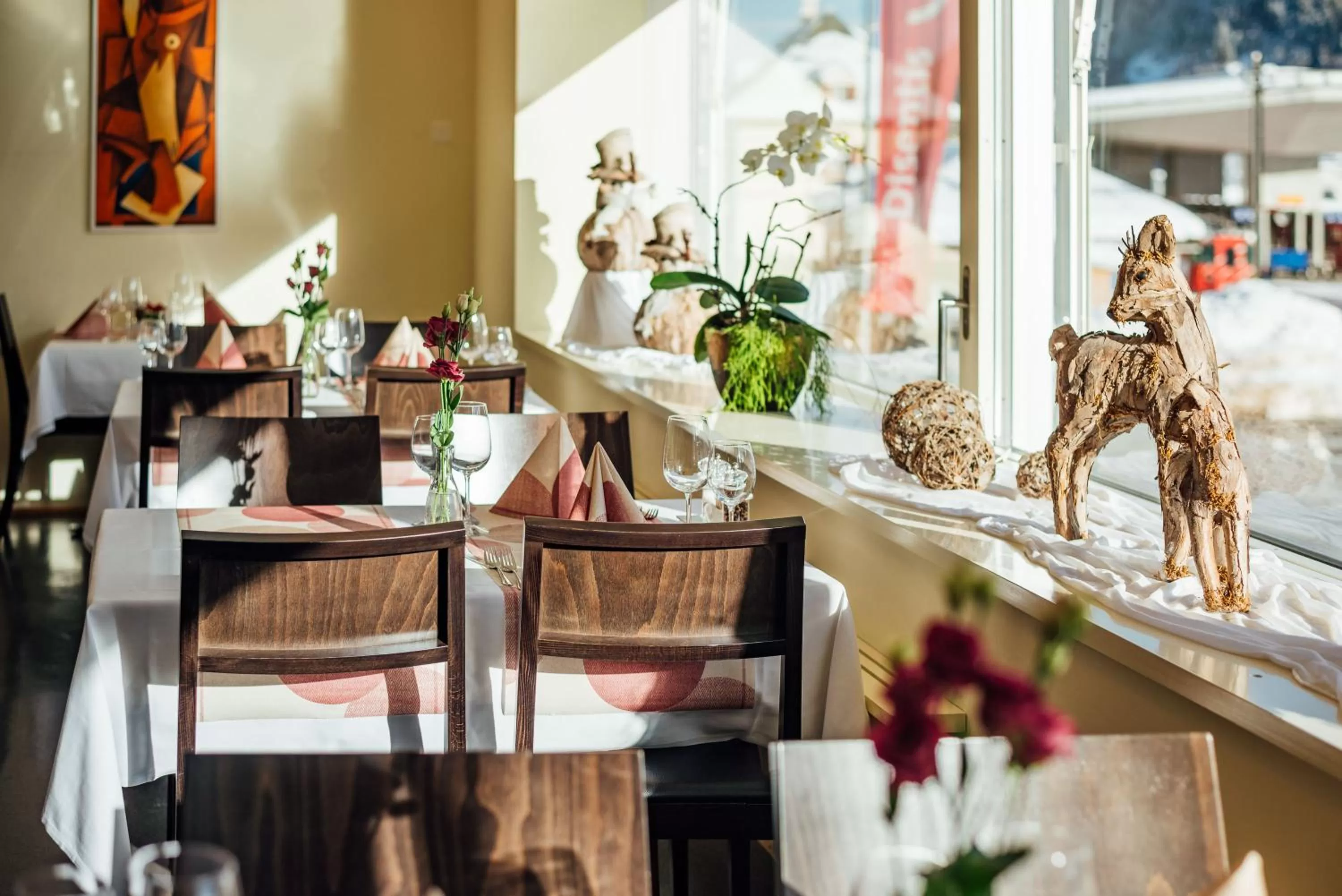 Dining area in Hotel Restaurant La Furca