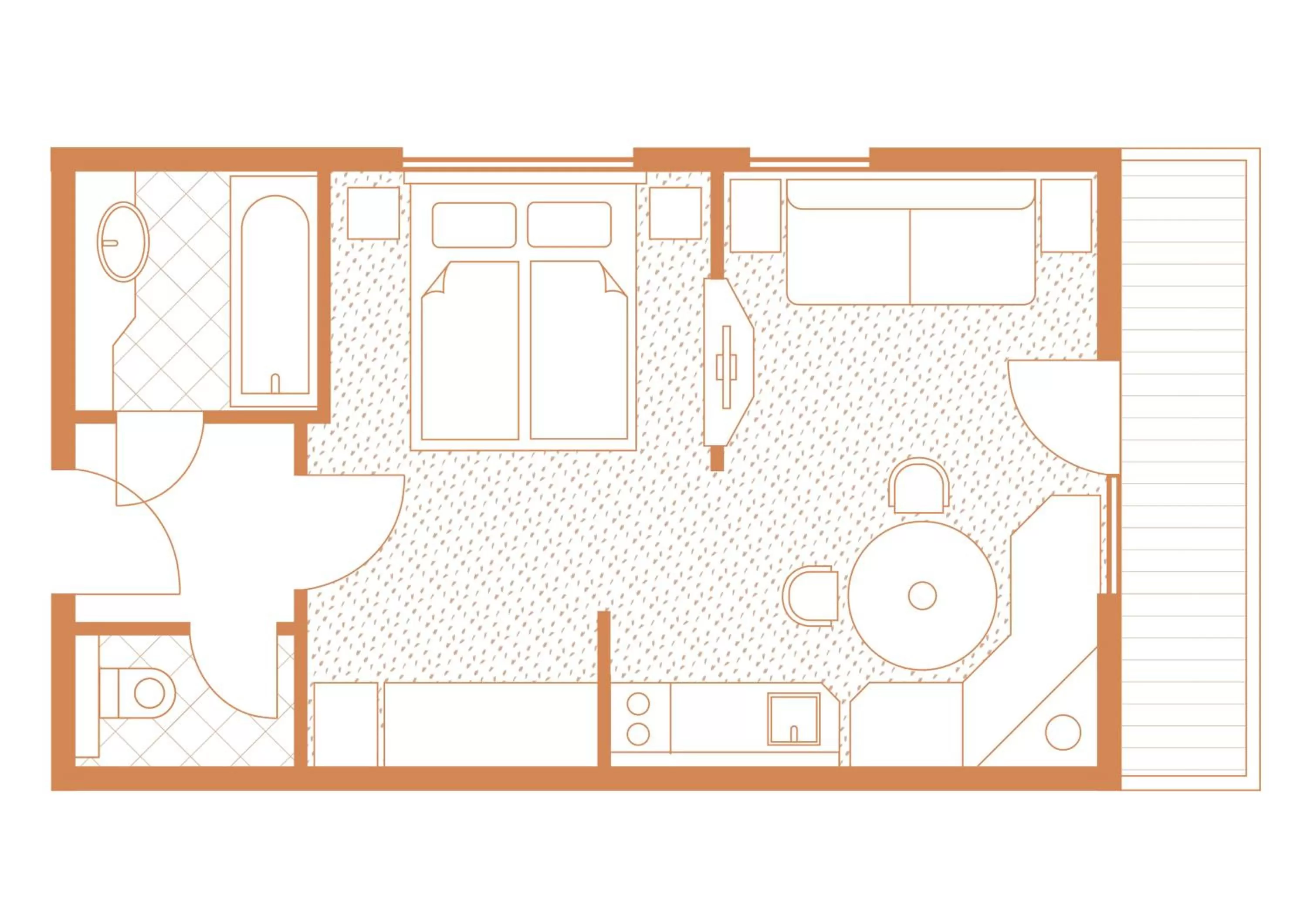 Floor plan in Appartements KATHRIN