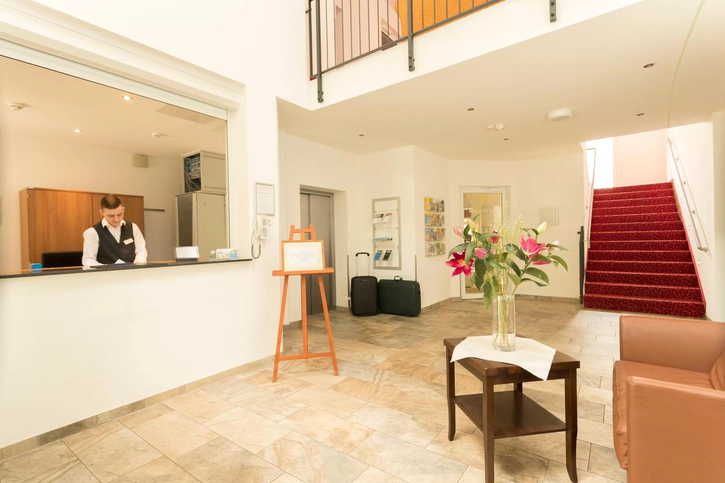 Lobby or reception in Strandhaus am Inselsee