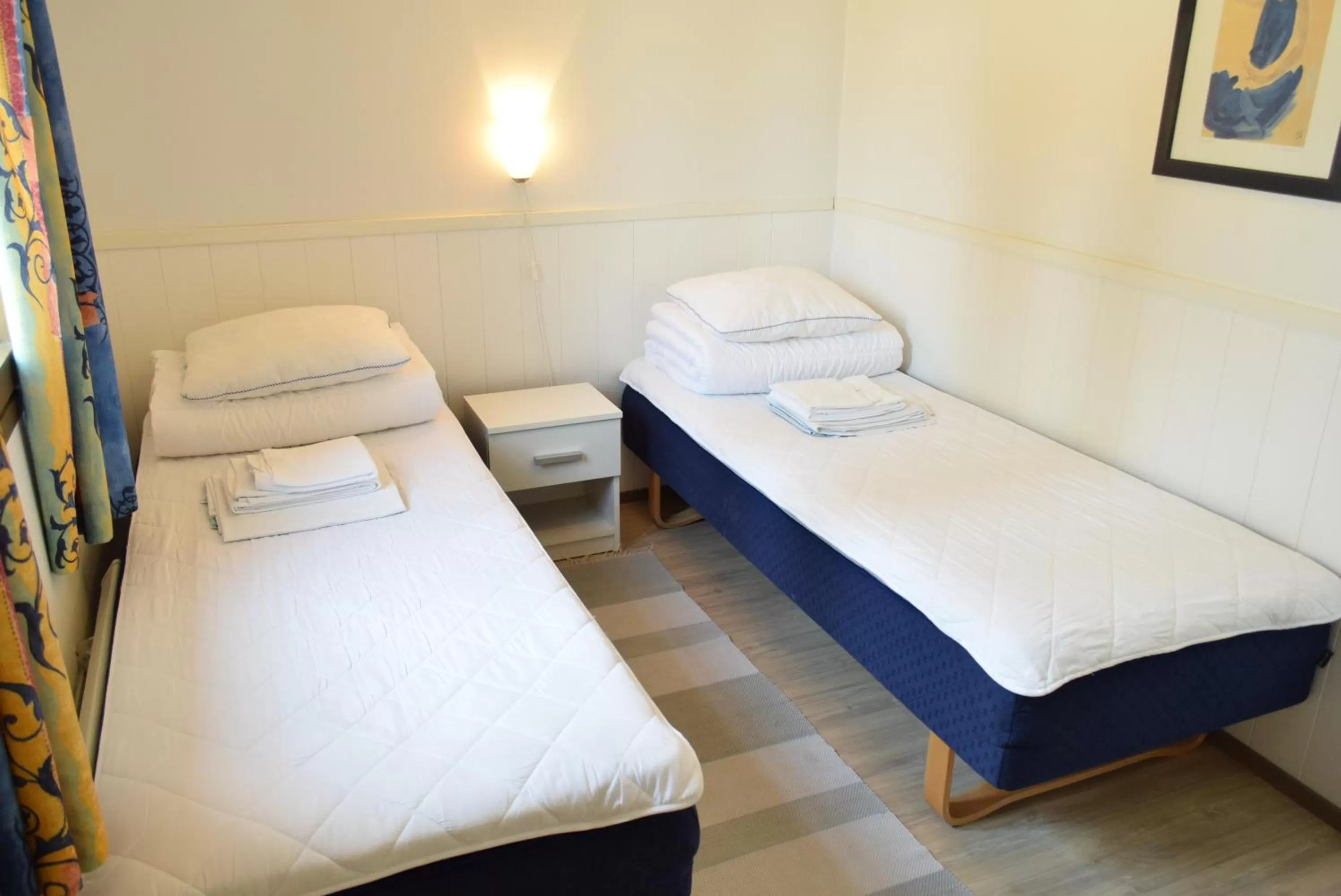 Bed in Visulahti Cottages