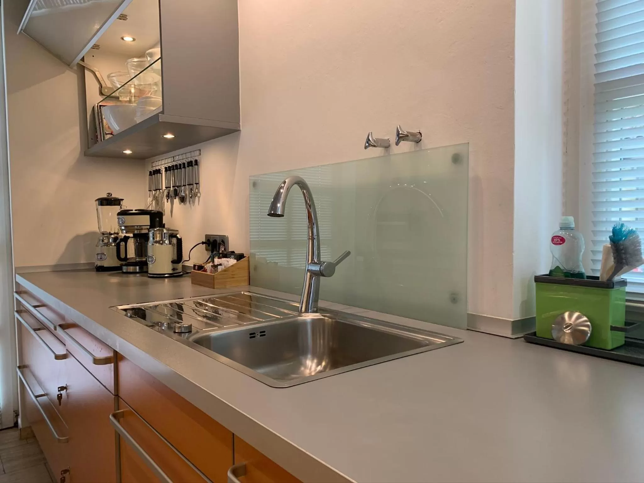 Kitchen or kitchenette in Park-Lodge Am Rohrbusch