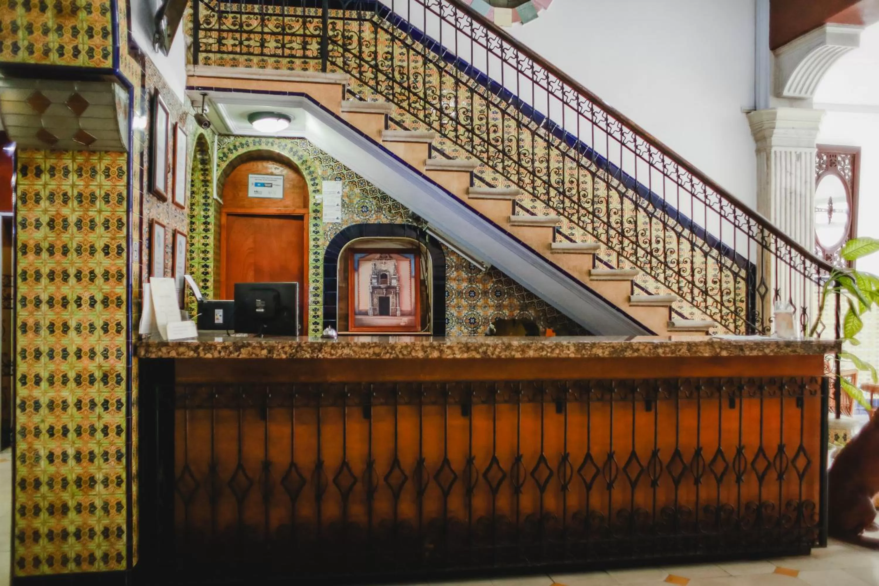Lobby or reception in Hotel Colon Merida