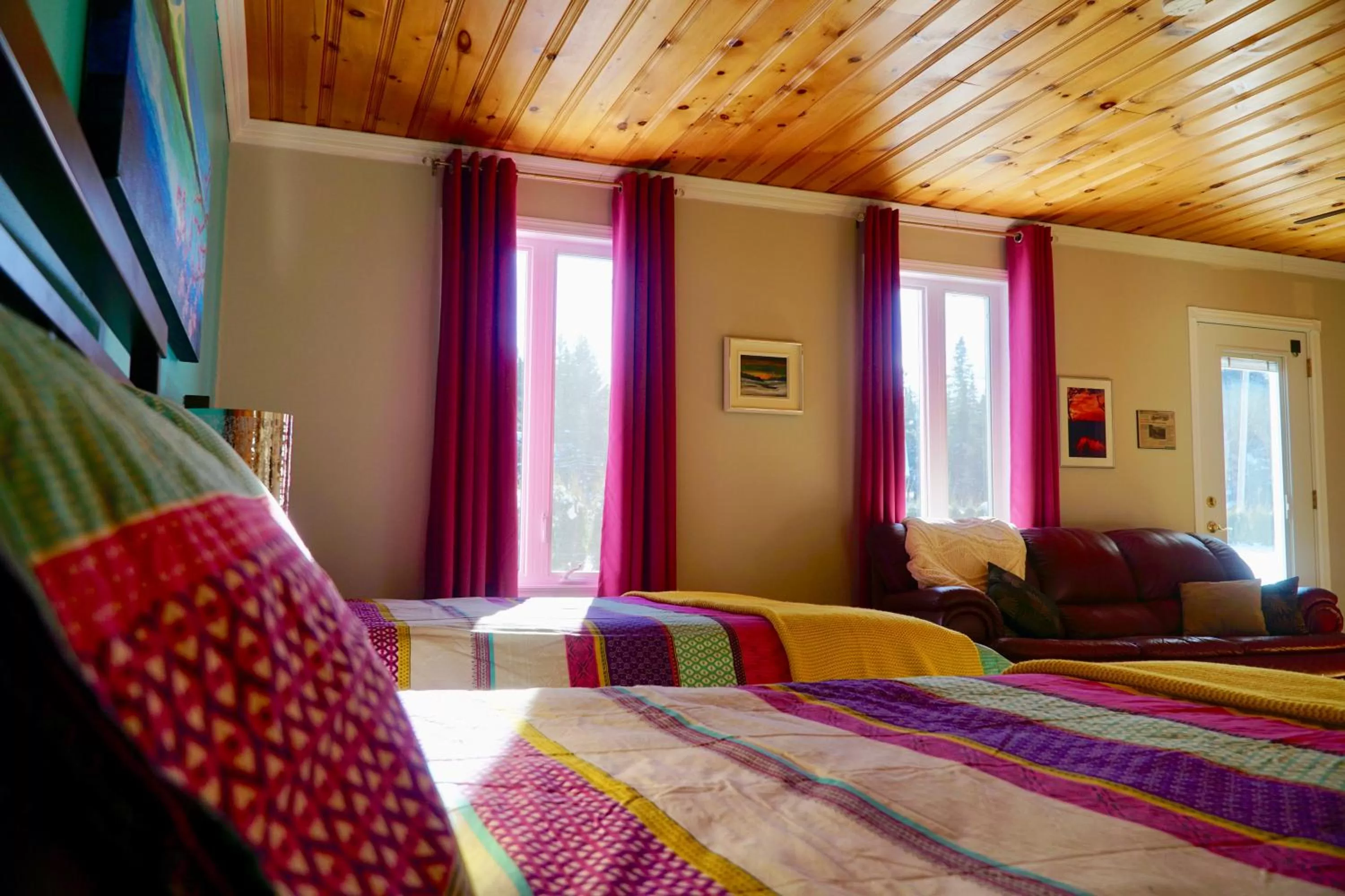 Bed in Gîte de la Montagne Enchantée