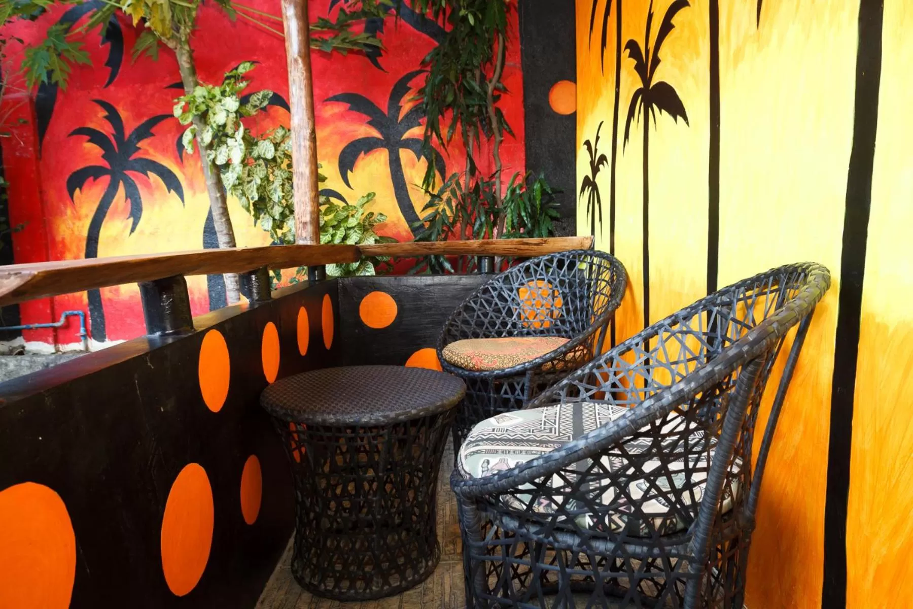 Seating area in Lala Panzi Bed and Breakfast