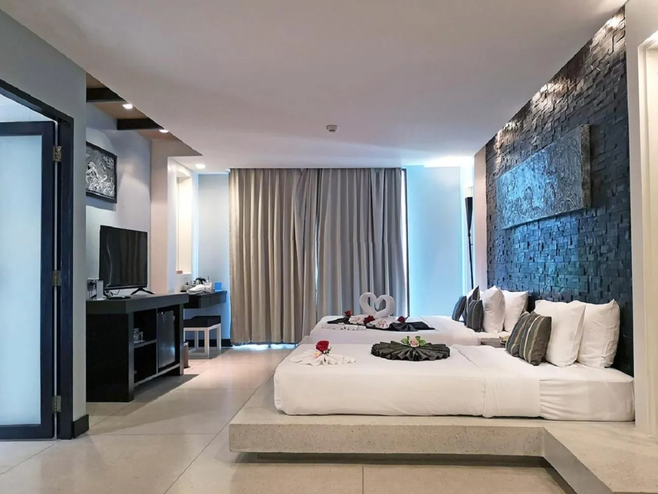 Bedroom, Bed in The Zign Hotel Premium Villa