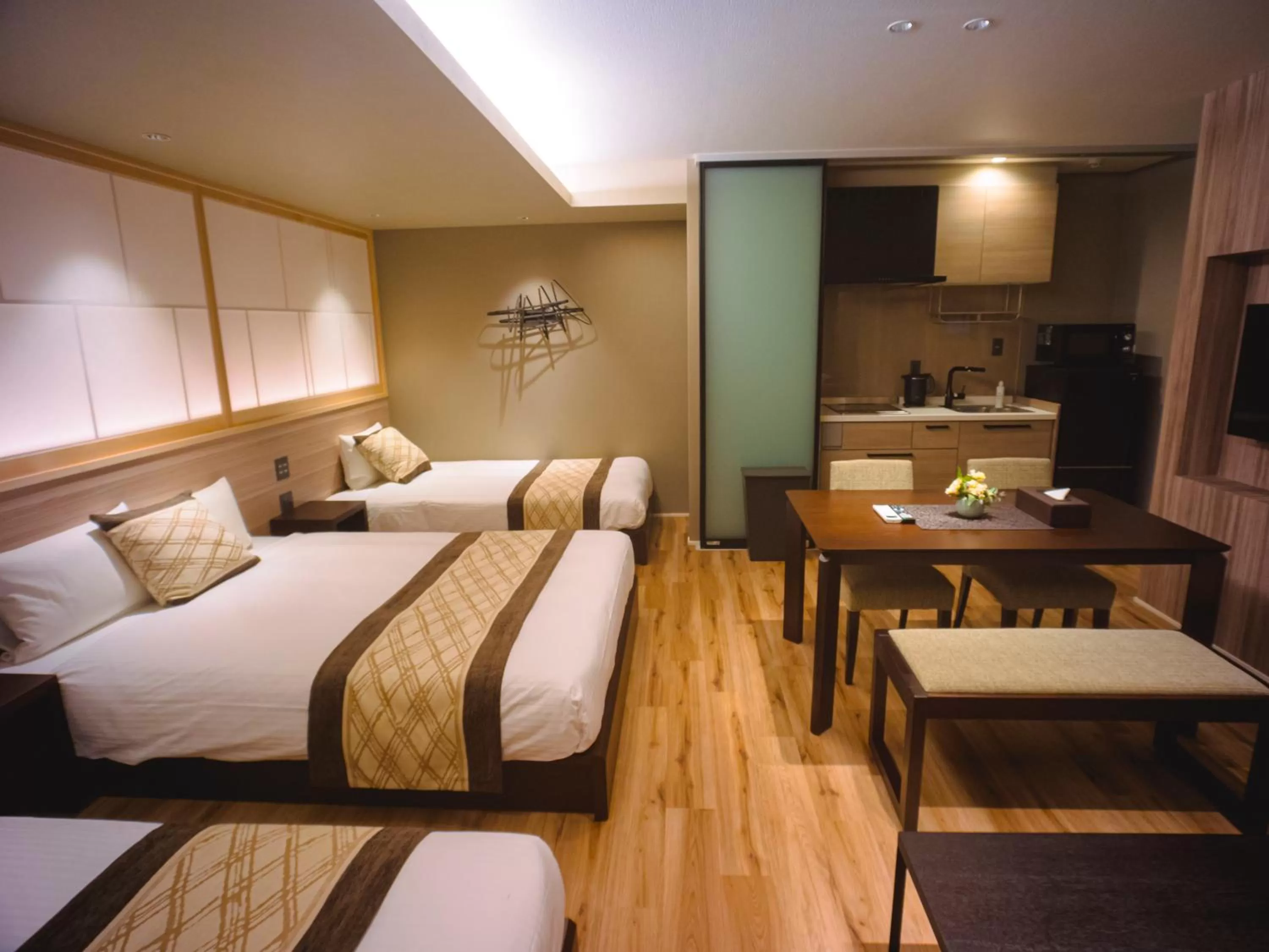 Photo of the whole room, Bed in GRAND BASE Beppueki