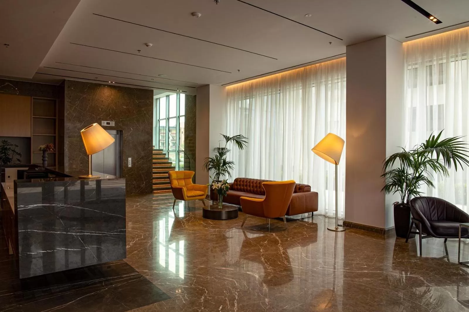 Lobby or reception in Amare Hotel