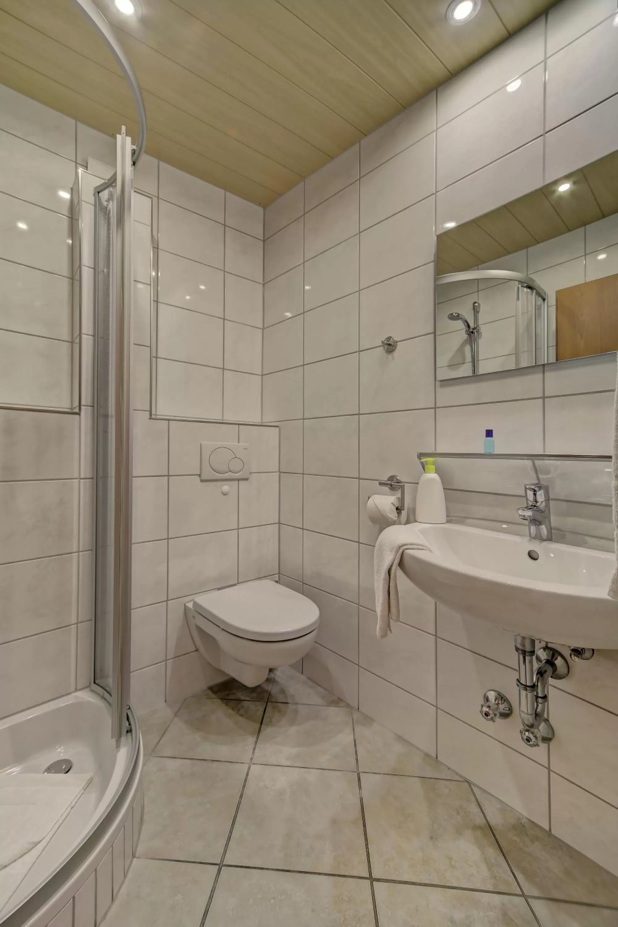 Shower in Hotel Post