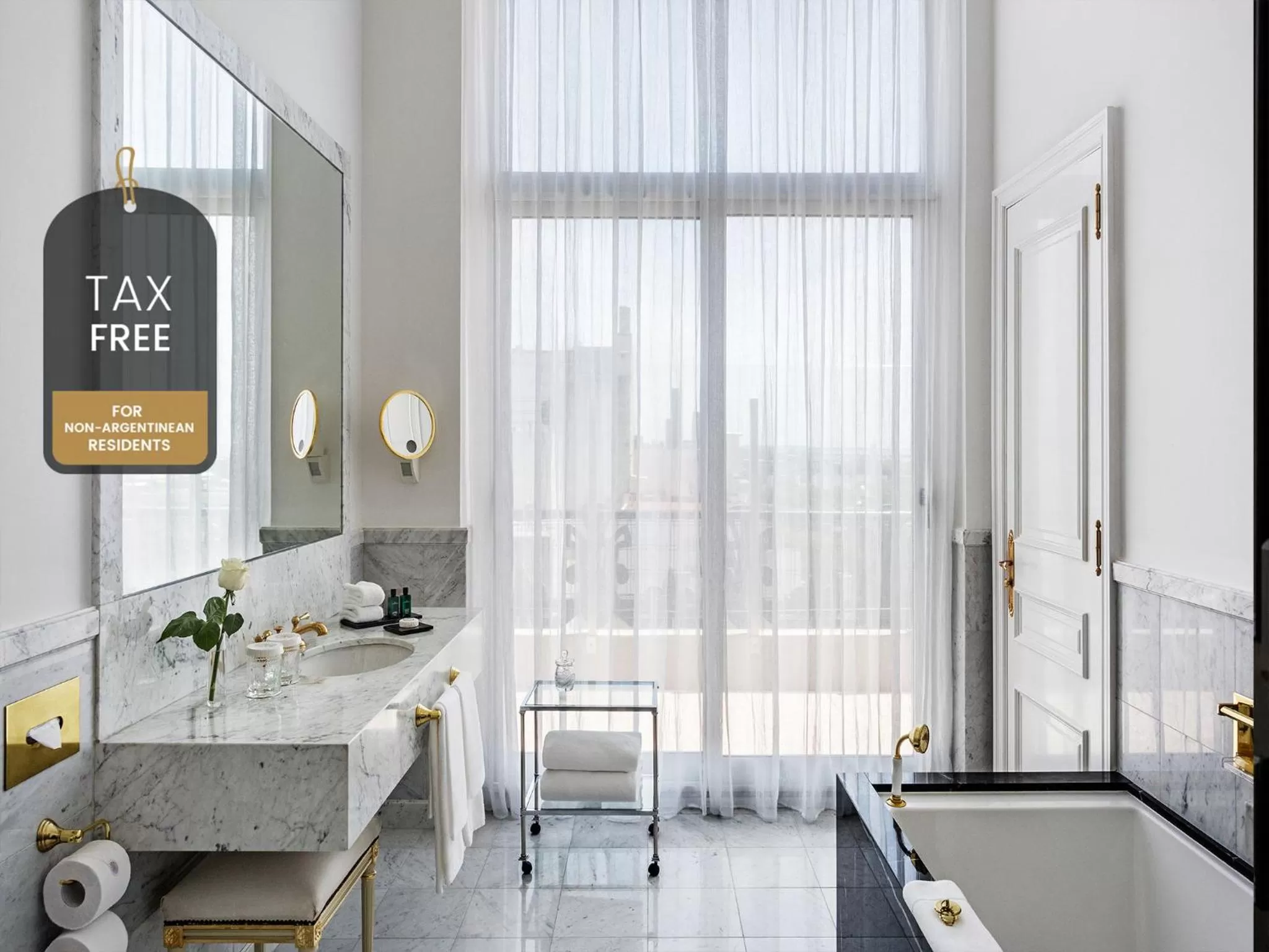 Bathroom in Alvear Palace Hotel - Leading Hotels of the World