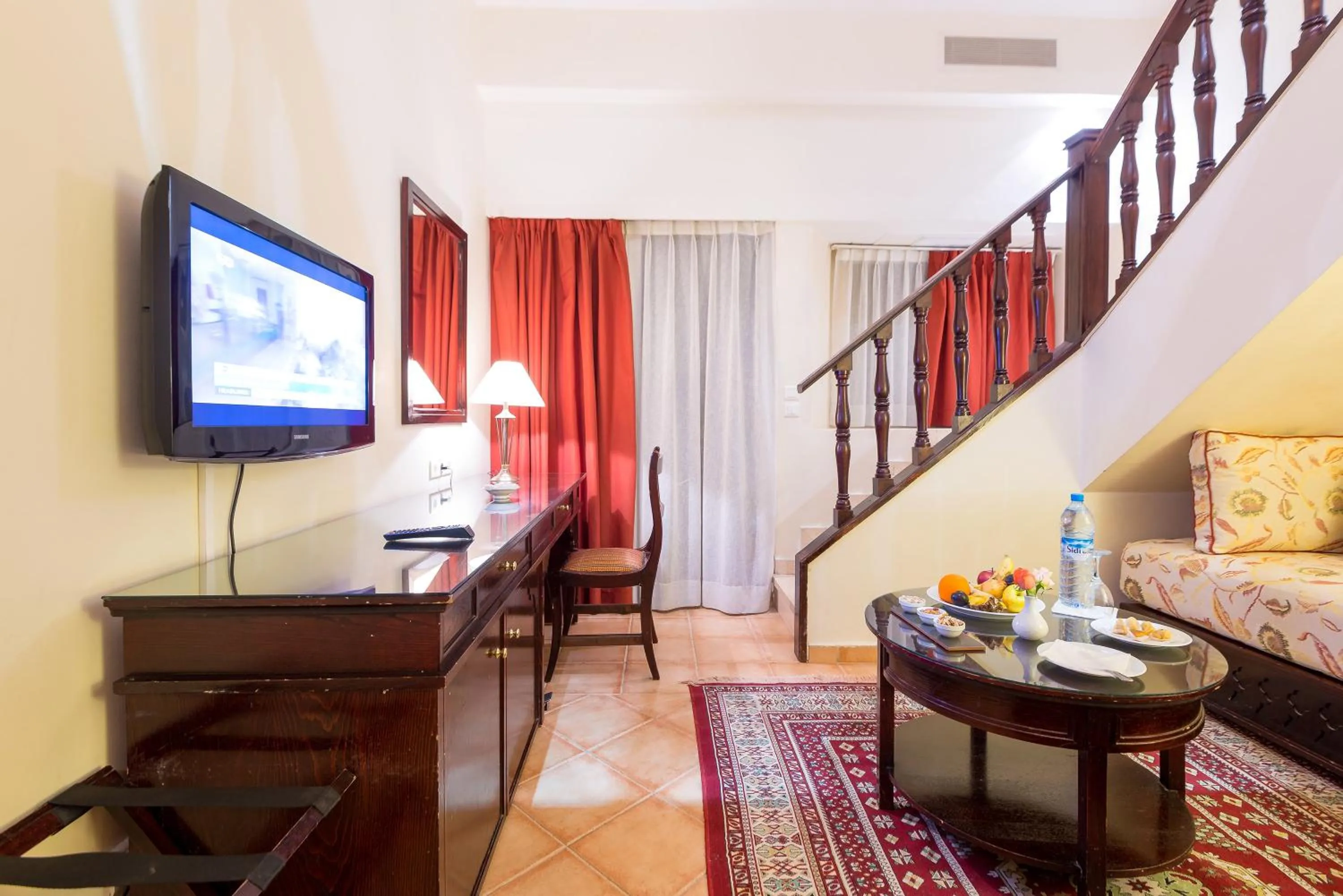 Living room, TV/Entertainment Center in Hotel Farah Marrakech