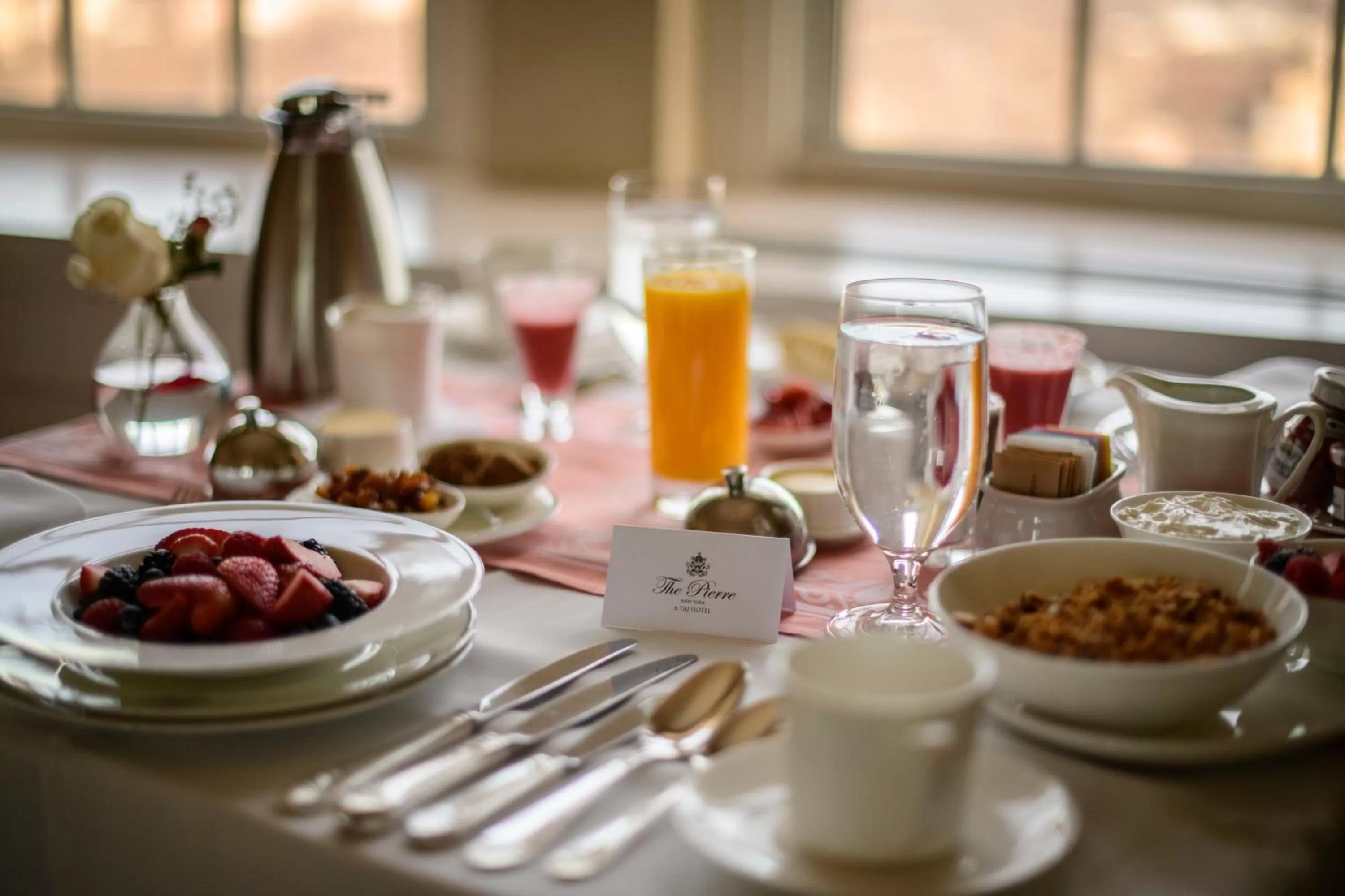 Breakfast in The Pierre, A Taj Hotel, New York