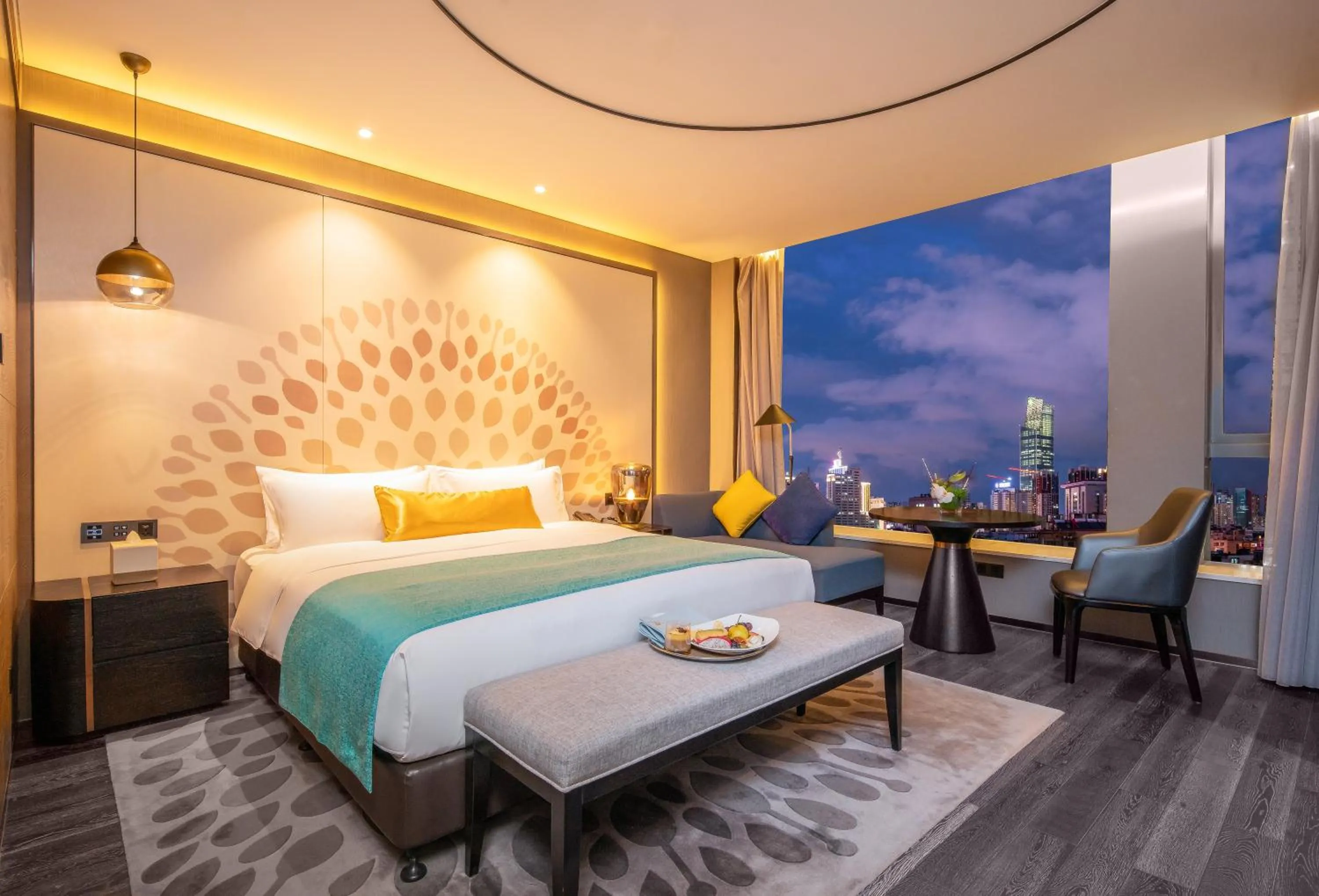 Bedroom, Bed in Cachet Boutique Kunming Artime 昆明彩云里凯世精品酒店