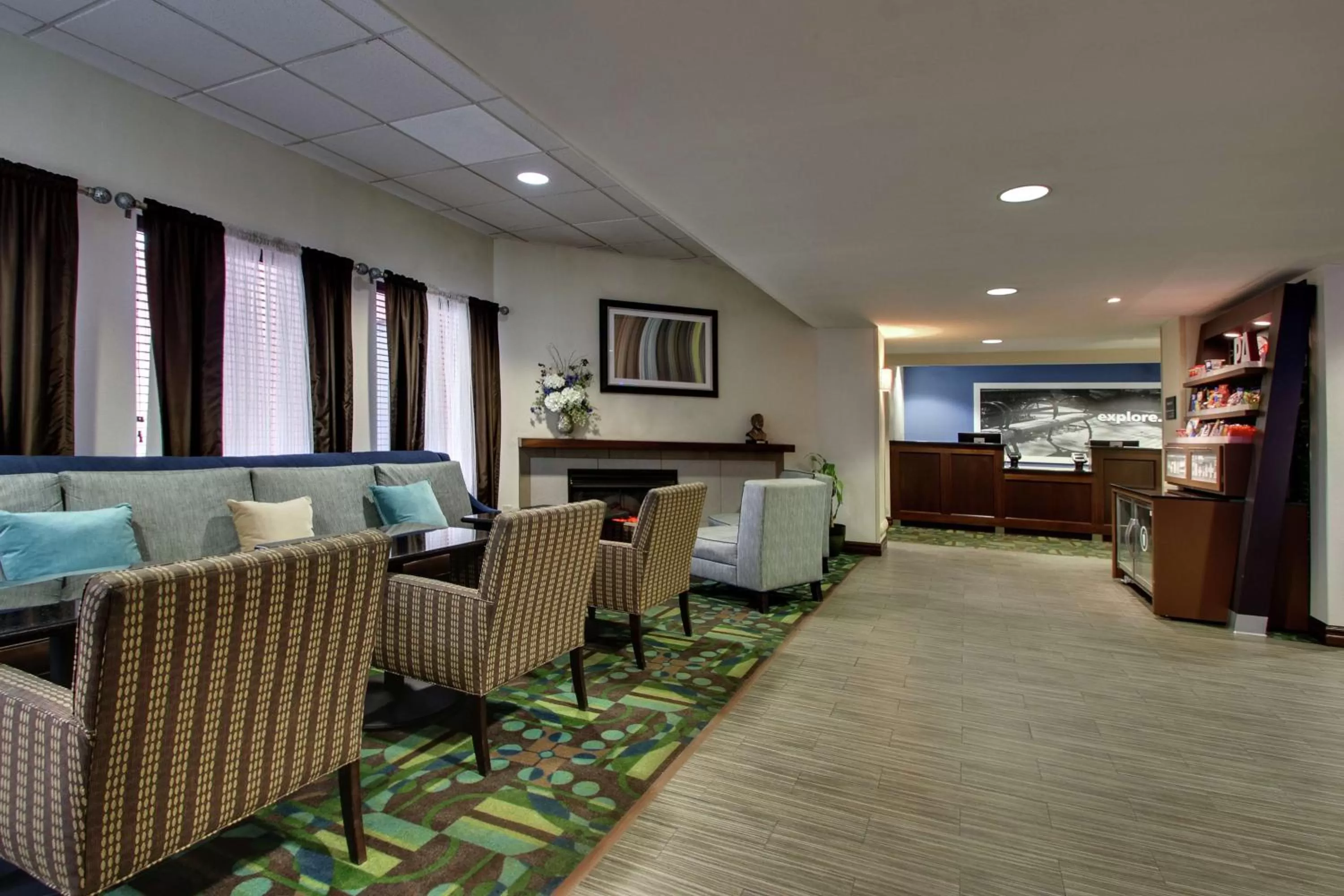 Lobby or reception in Hampton Inn DuBois