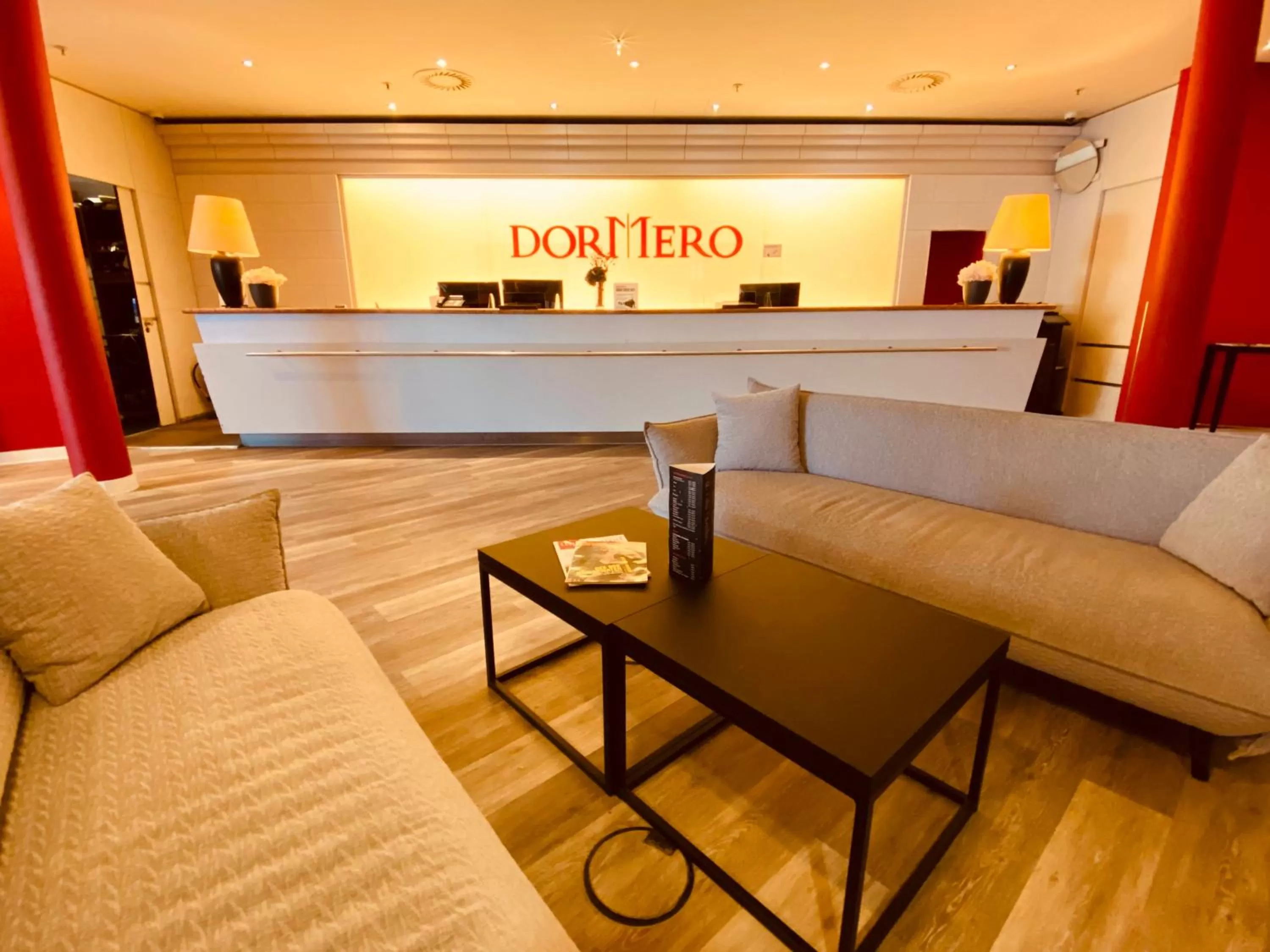 Lobby or reception in DORMERO Hotel Dresden City