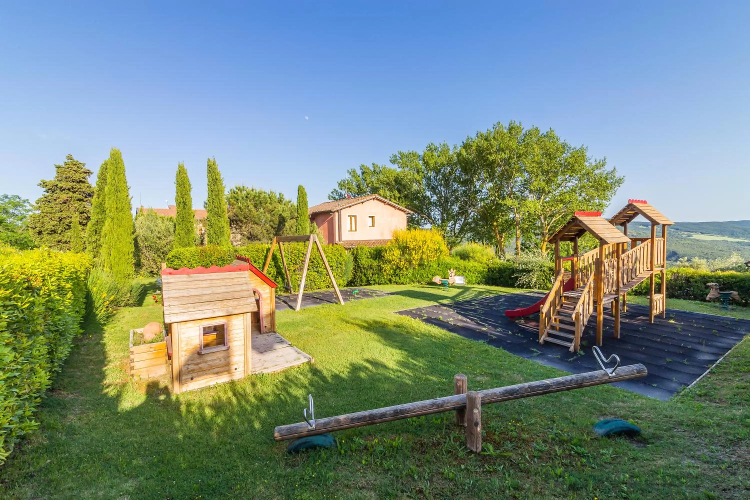 Children play ground in Tenuta Quadrifoglio