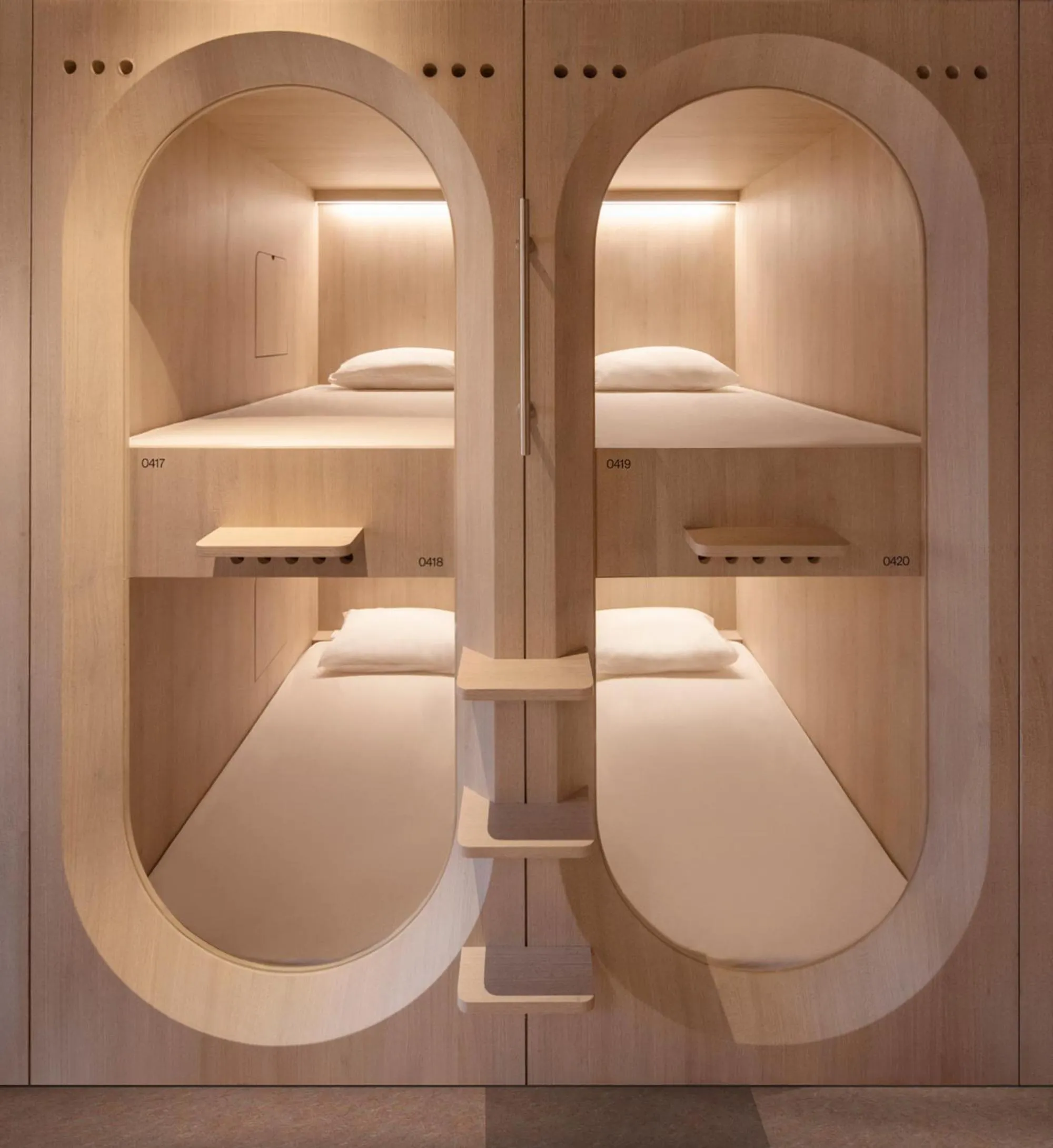 bunk bed in KINN Capsule - HER Space, Female Only